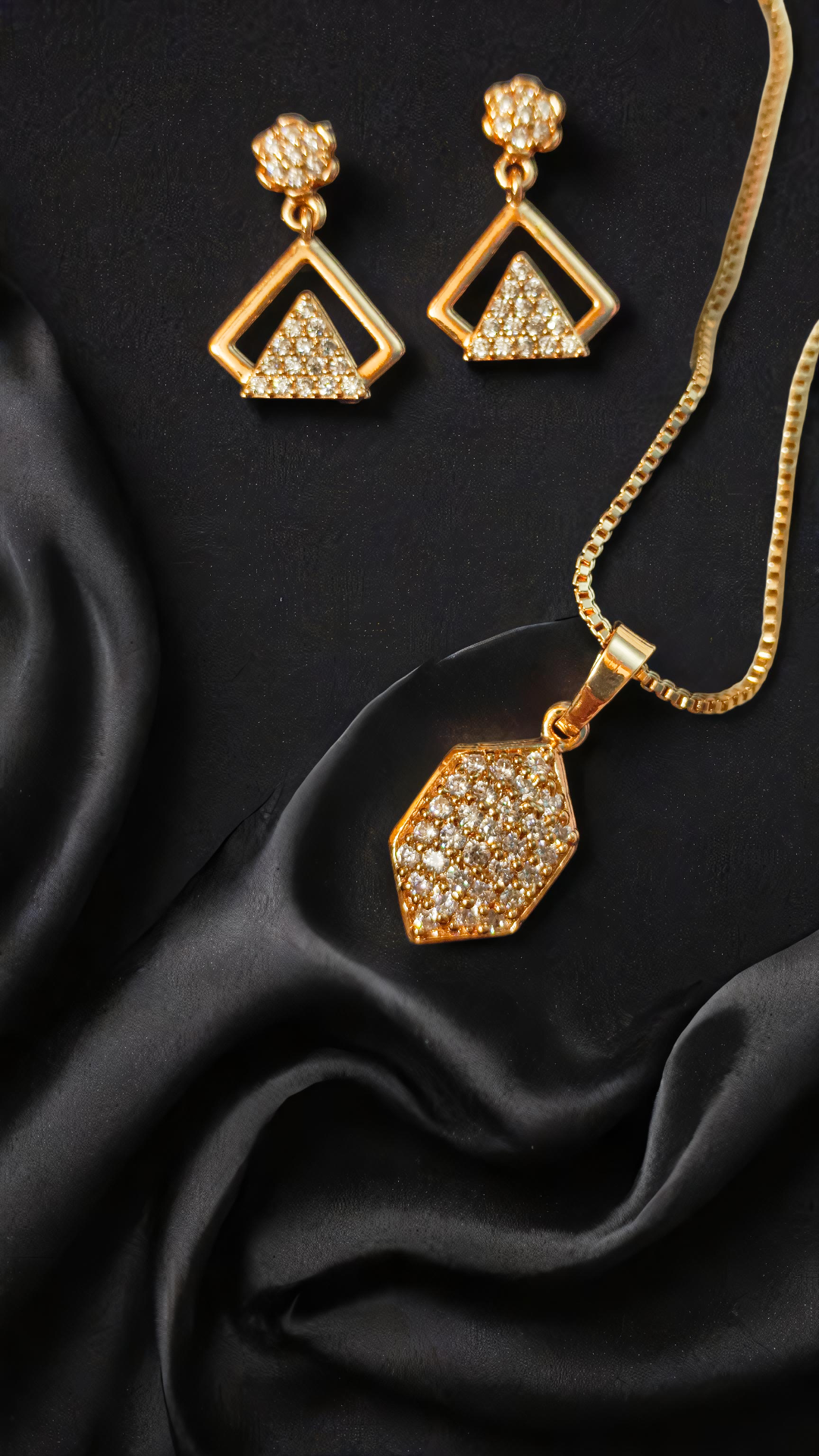 Gold-Plated Jewelry Set