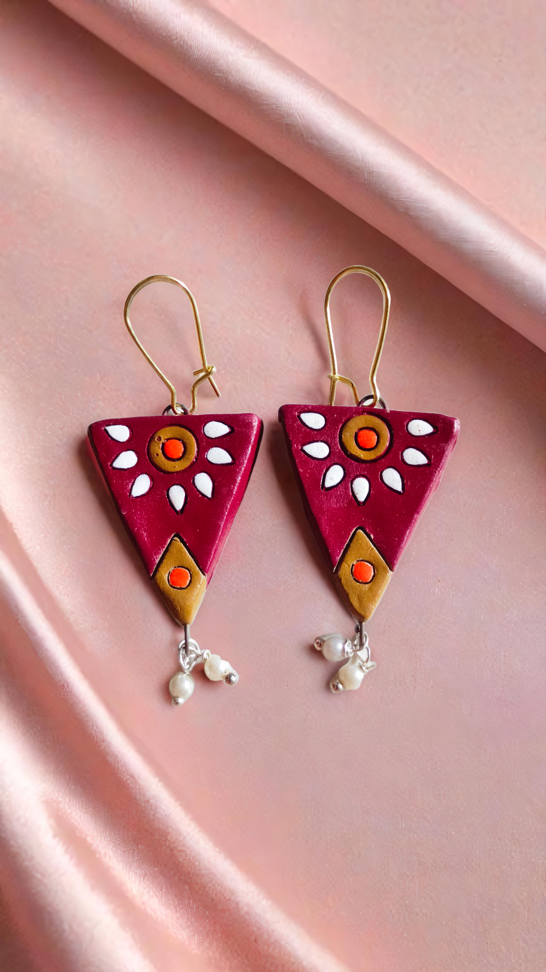 Handcrafted Triangle Earrings