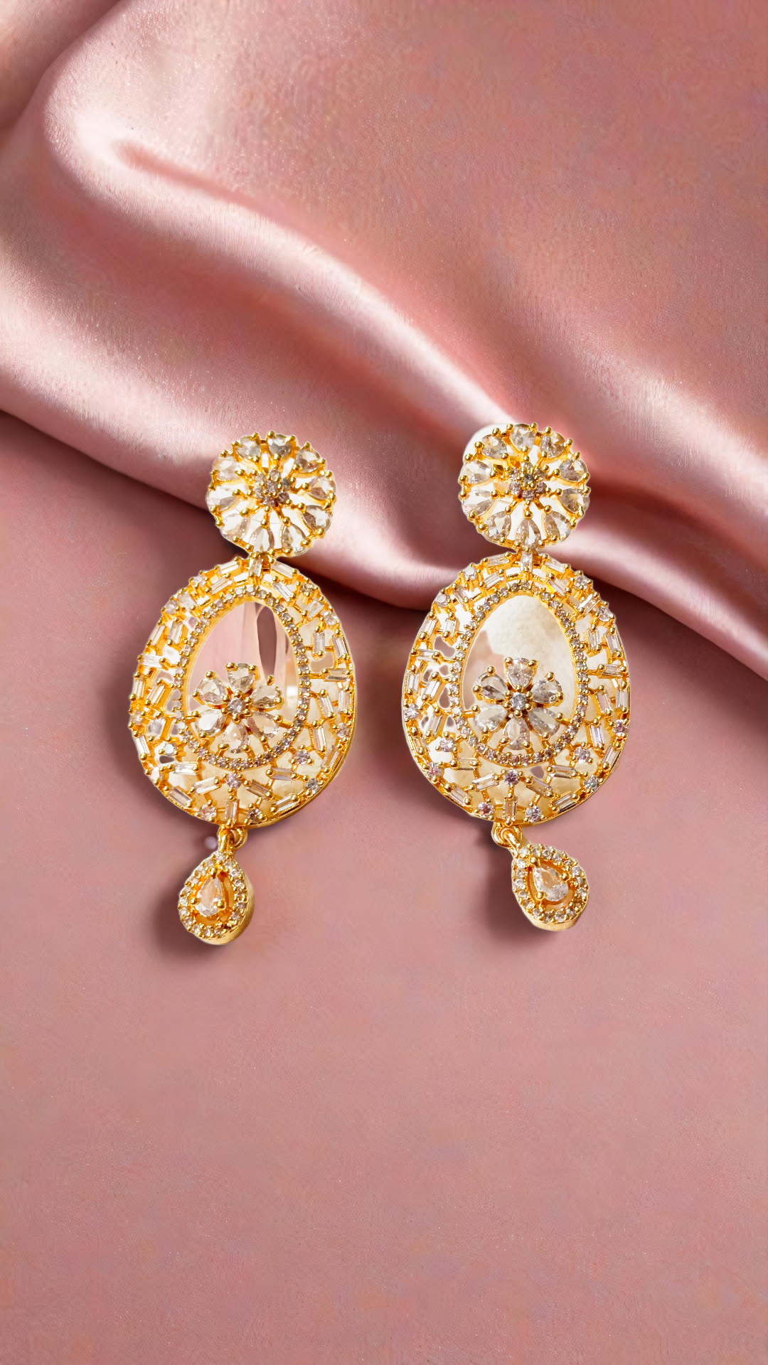 Elegant Gold-Plated Earrings