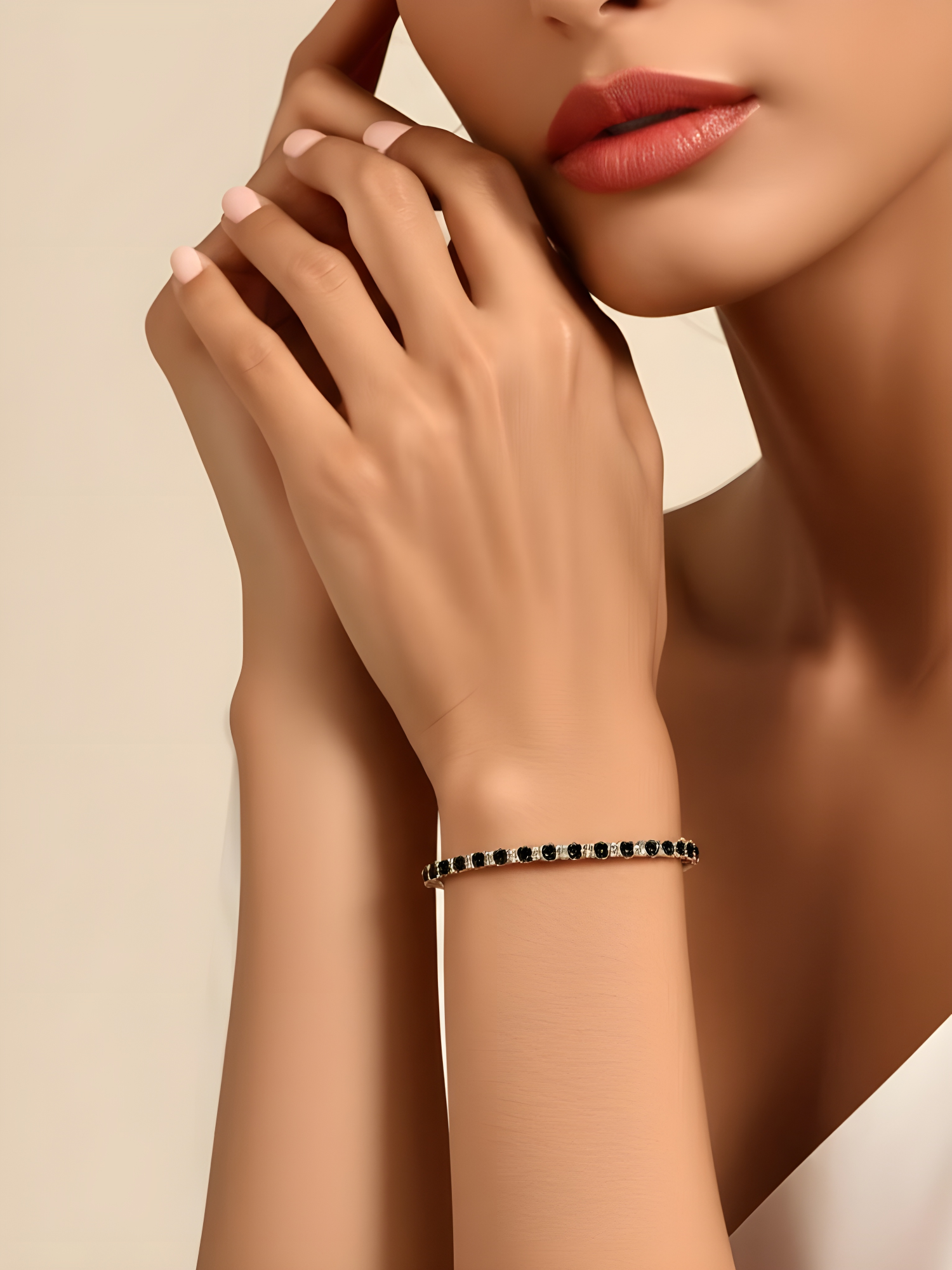 Elegant Black Stone Bracelet,cz stone tennis bracelet black stone, DEMI FYING JEWELLERY SET