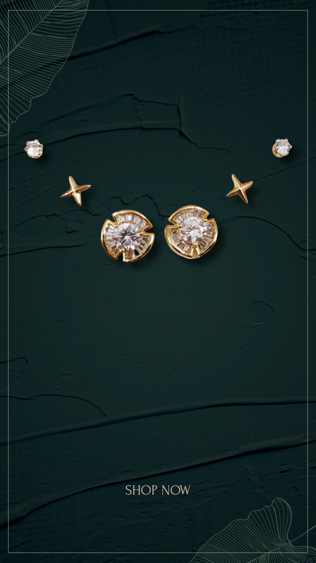 Elegant Earring Set,anti turnish 3in1 earings card