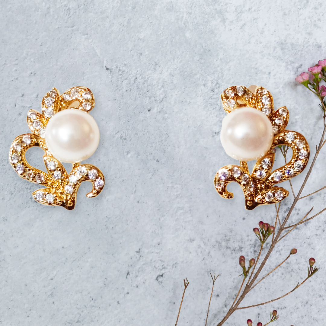 ad studed super quality earings, DEMI FYING JEWELLERY