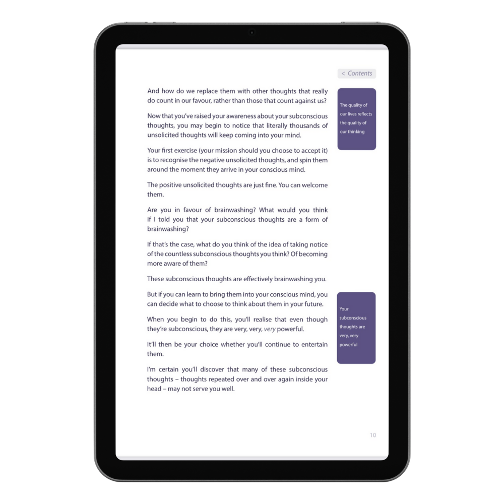 It's your thoughts that count - ebook