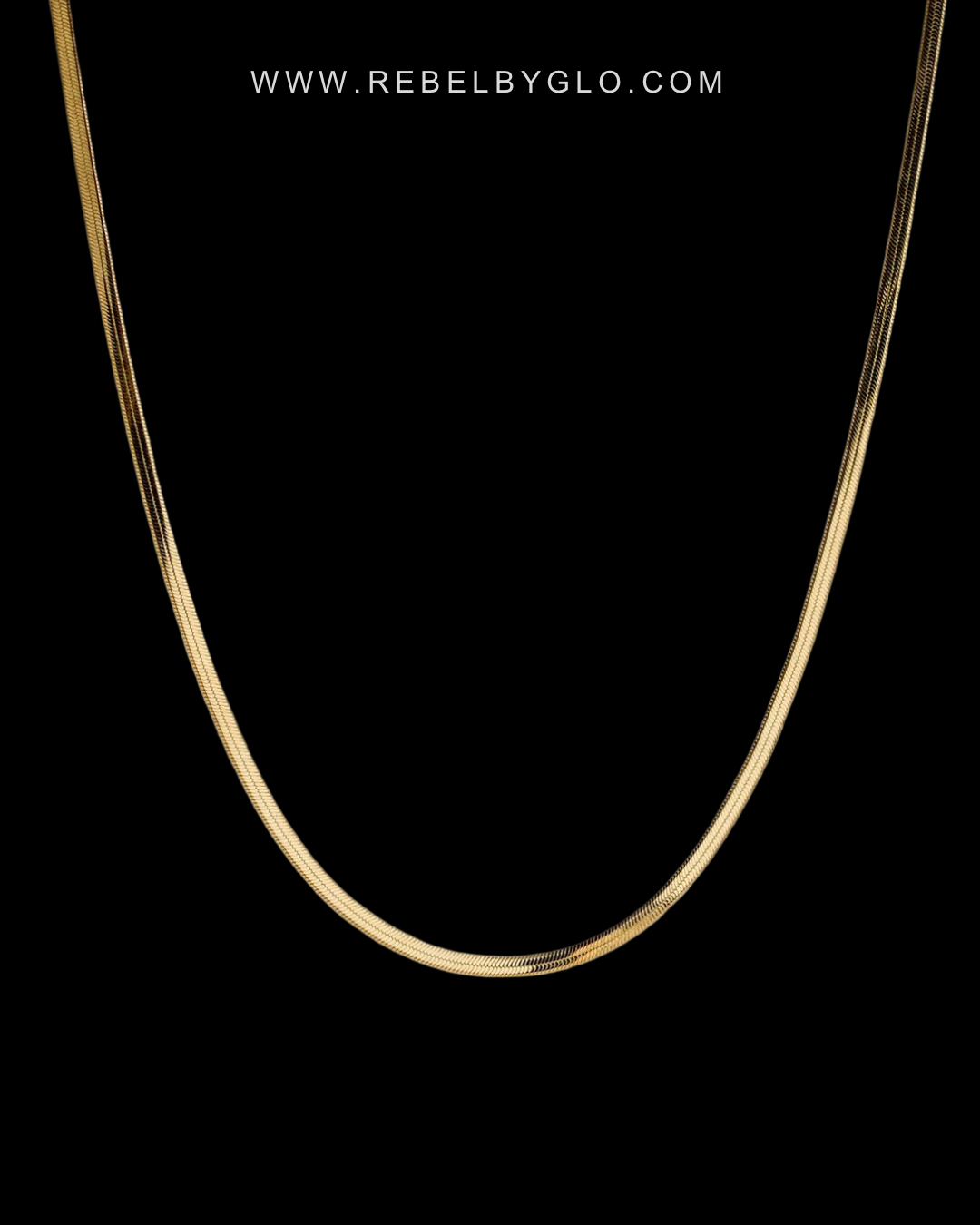 Flat snake chain