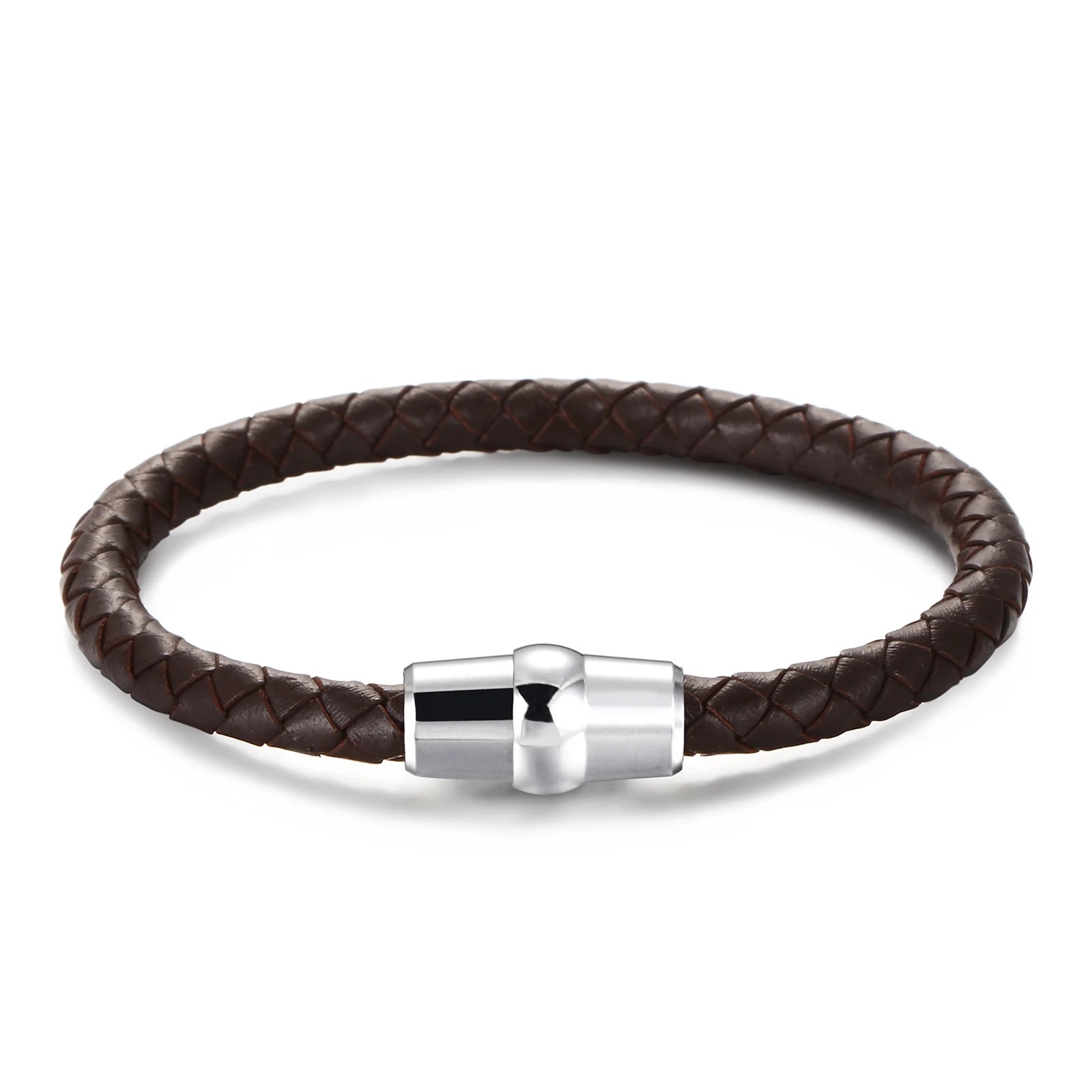 Woven Leather - brown