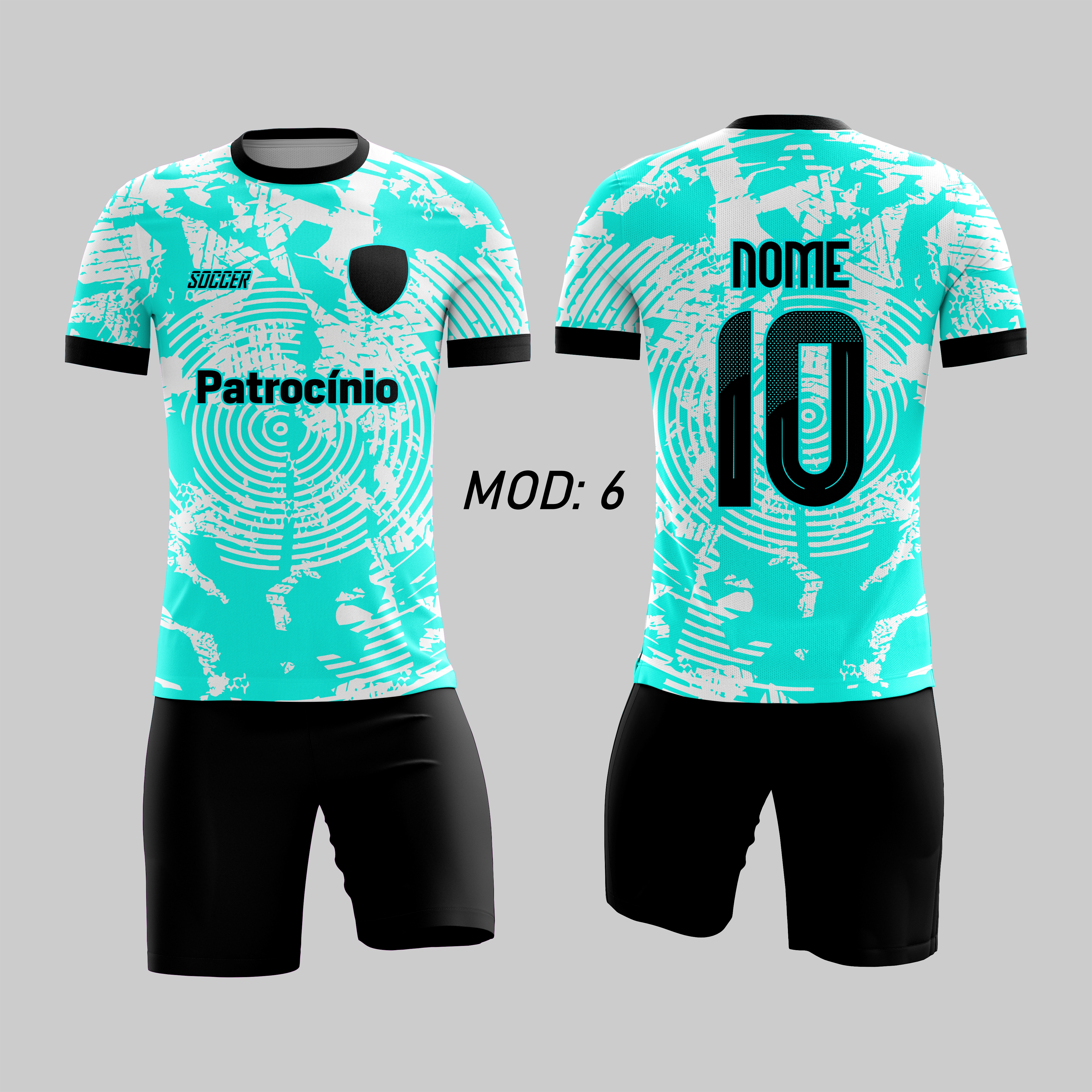 18 Uniformes De Futebol 100% Personalizados 