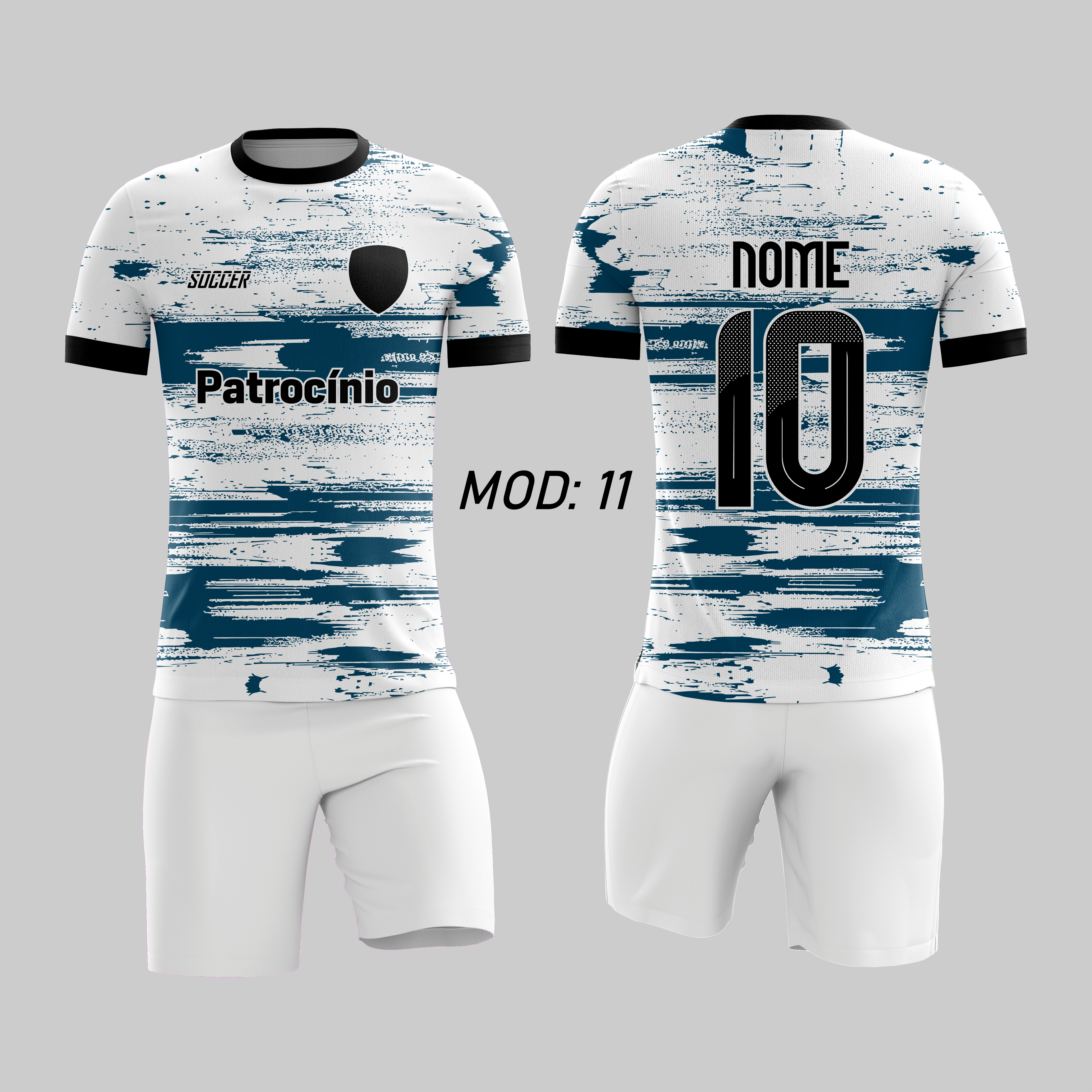 18 Uniformes De Futebol 100% Personalizados 