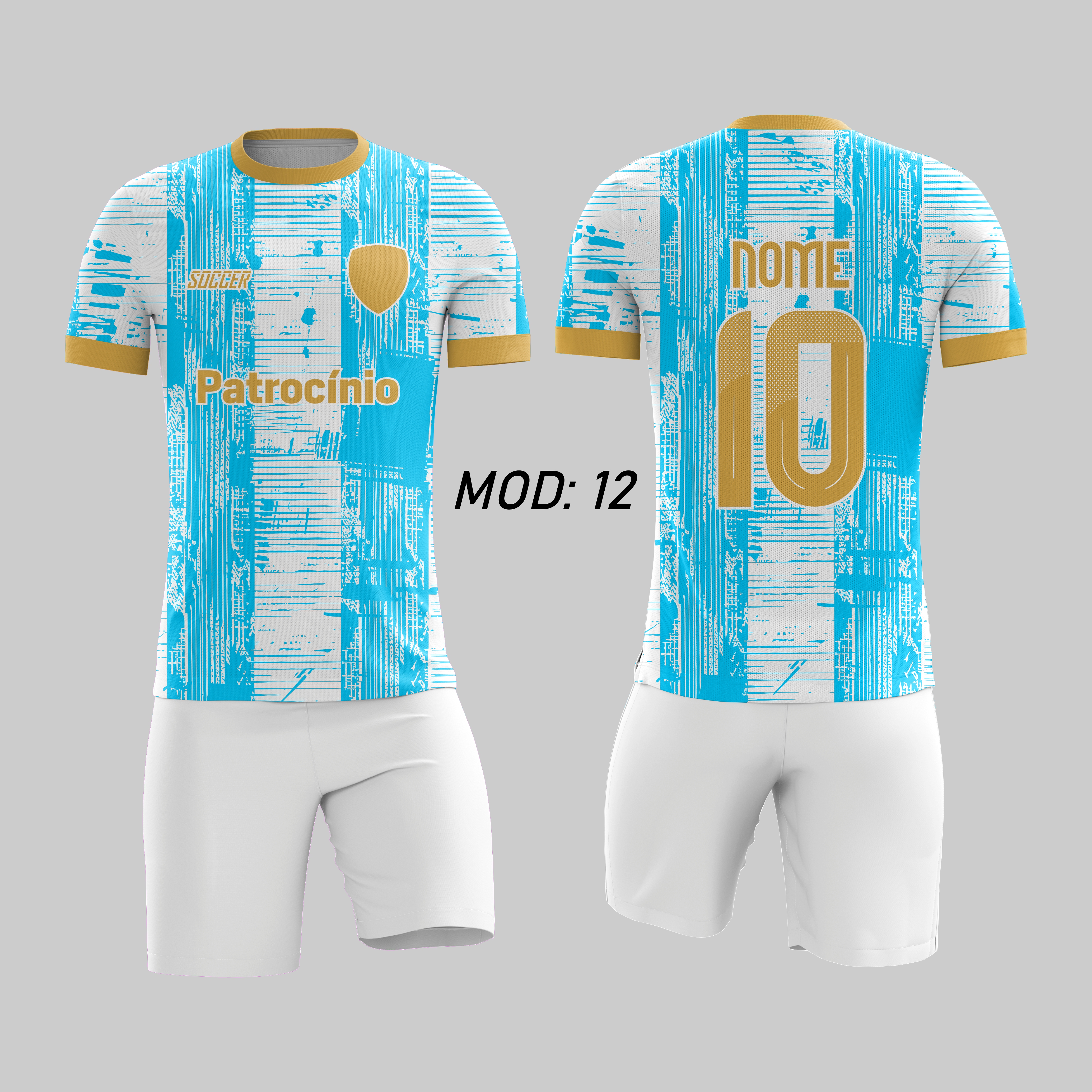 18 Uniformes De Futebol 100% Personalizados 