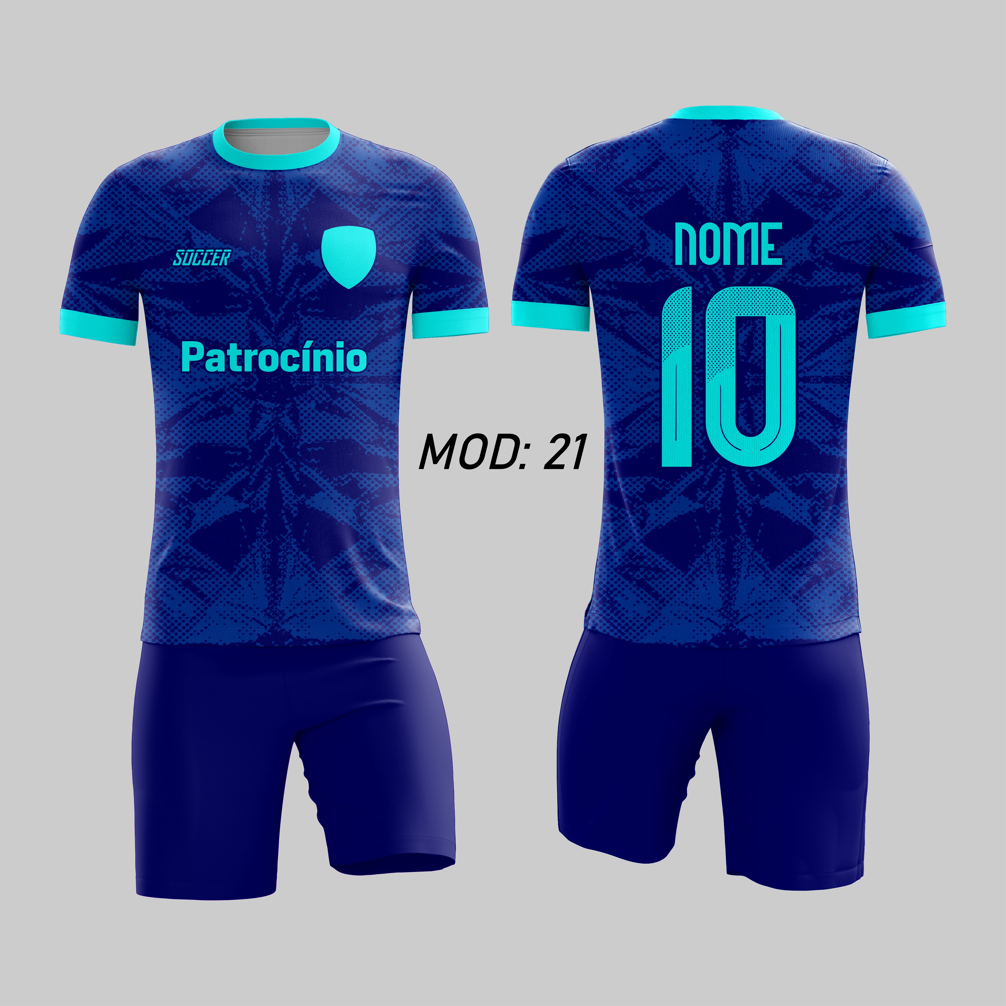 18 Uniformes De Futebol 100% Personalizados 