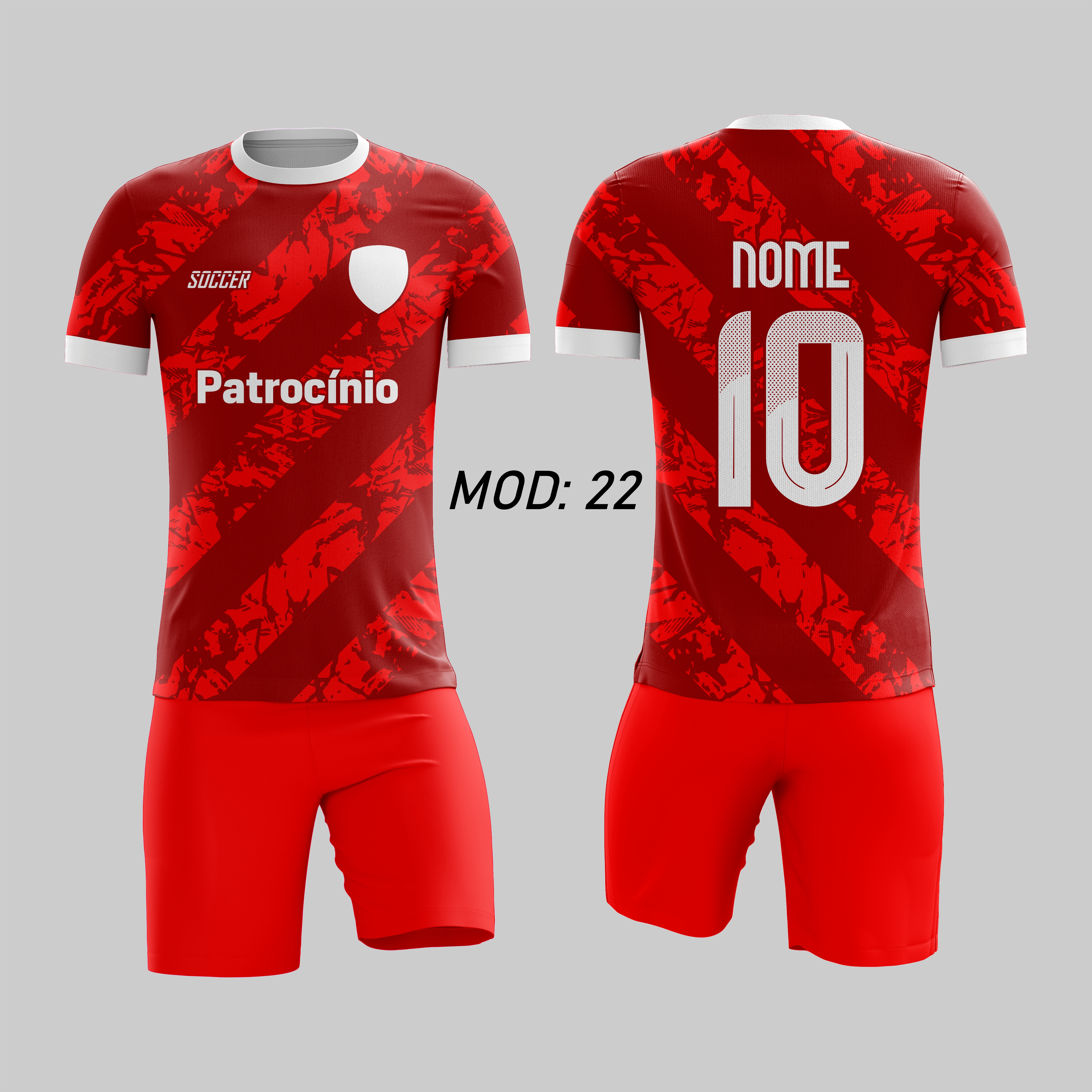 18 Uniformes De Futebol 100% Personalizados 