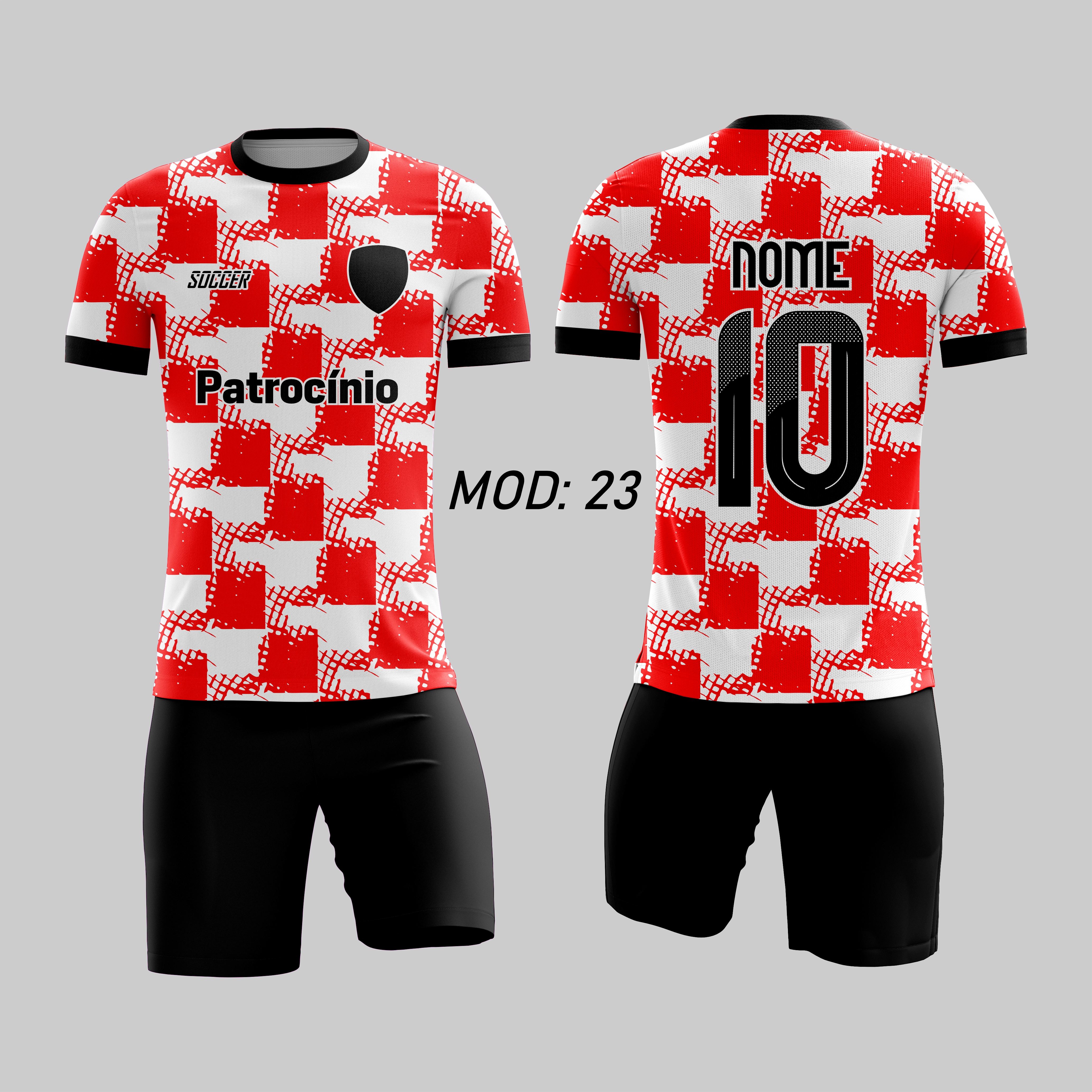 18 Uniformes De Futebol 100% Personalizados 