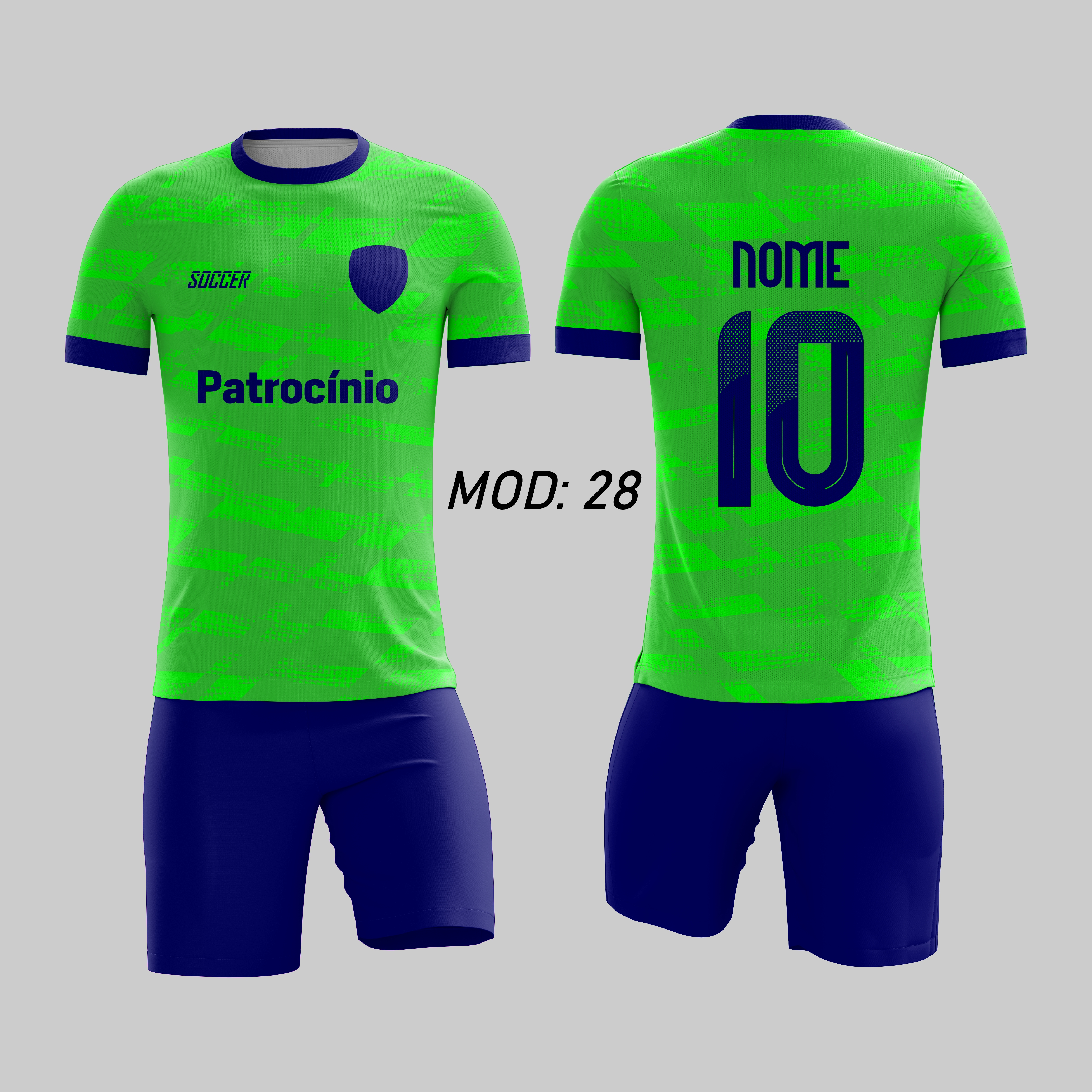 18 Uniformes De Futebol 100% Personalizados 