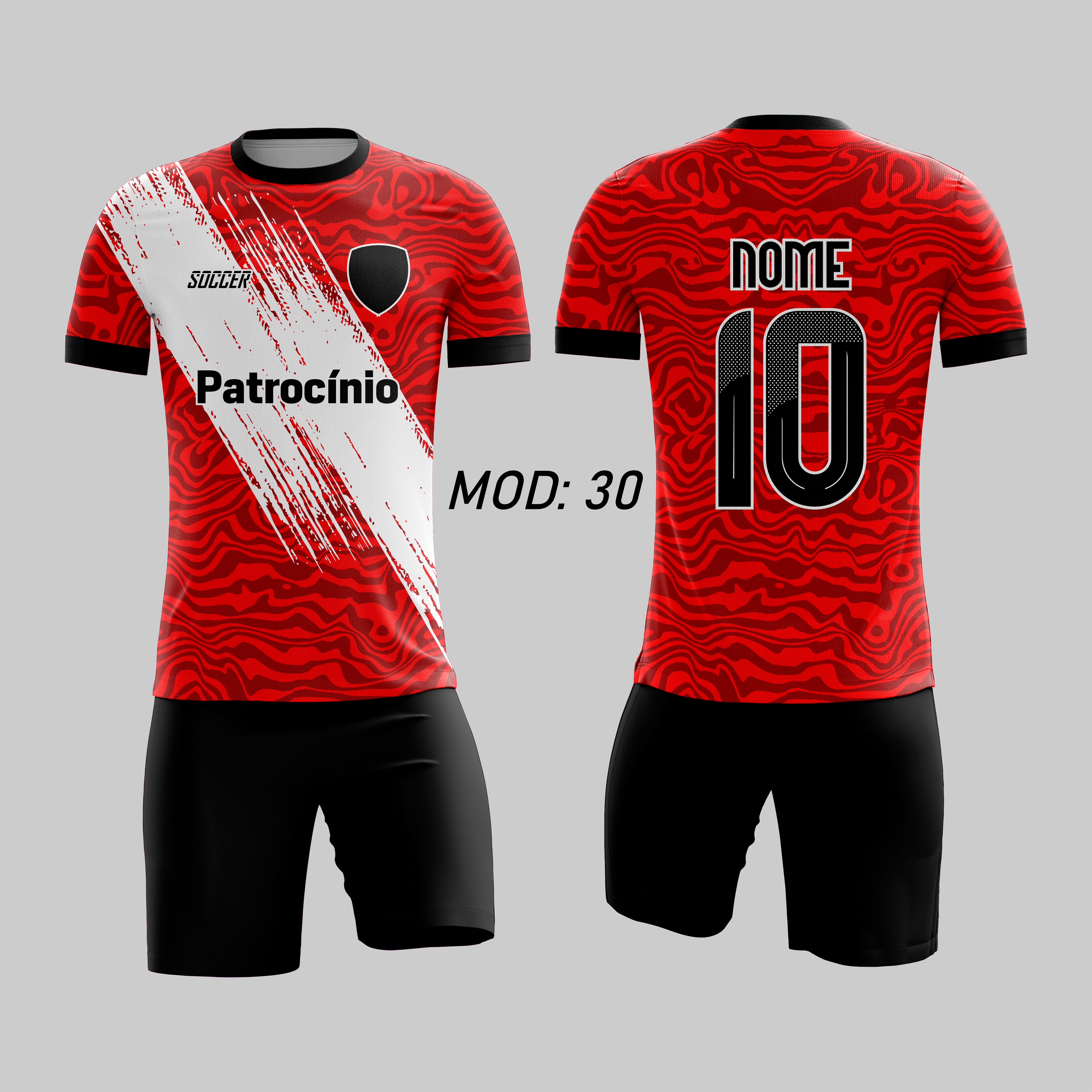 18 Uniformes De Futebol 100% Personalizados 