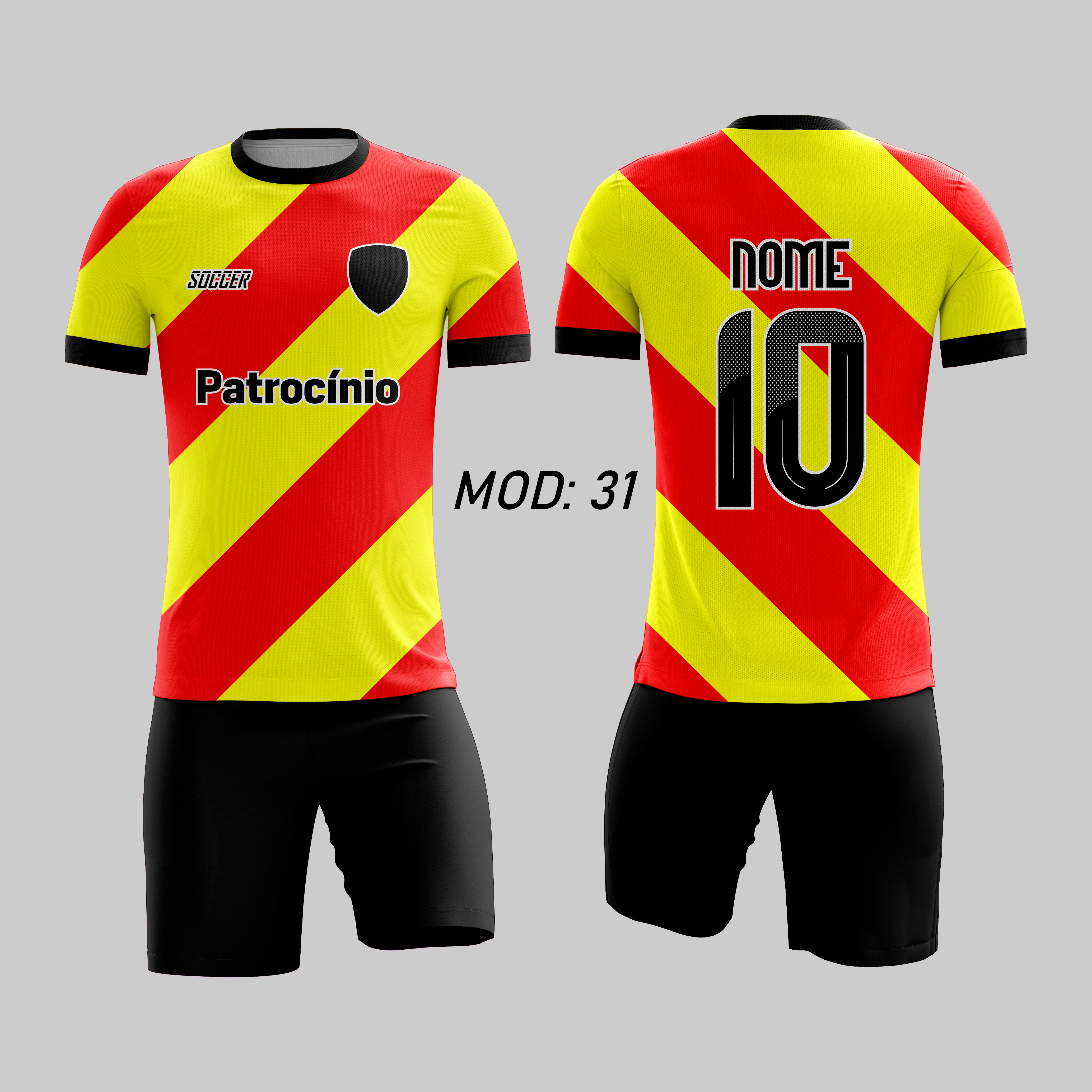 18 Uniformes De Futebol 100% Personalizados 