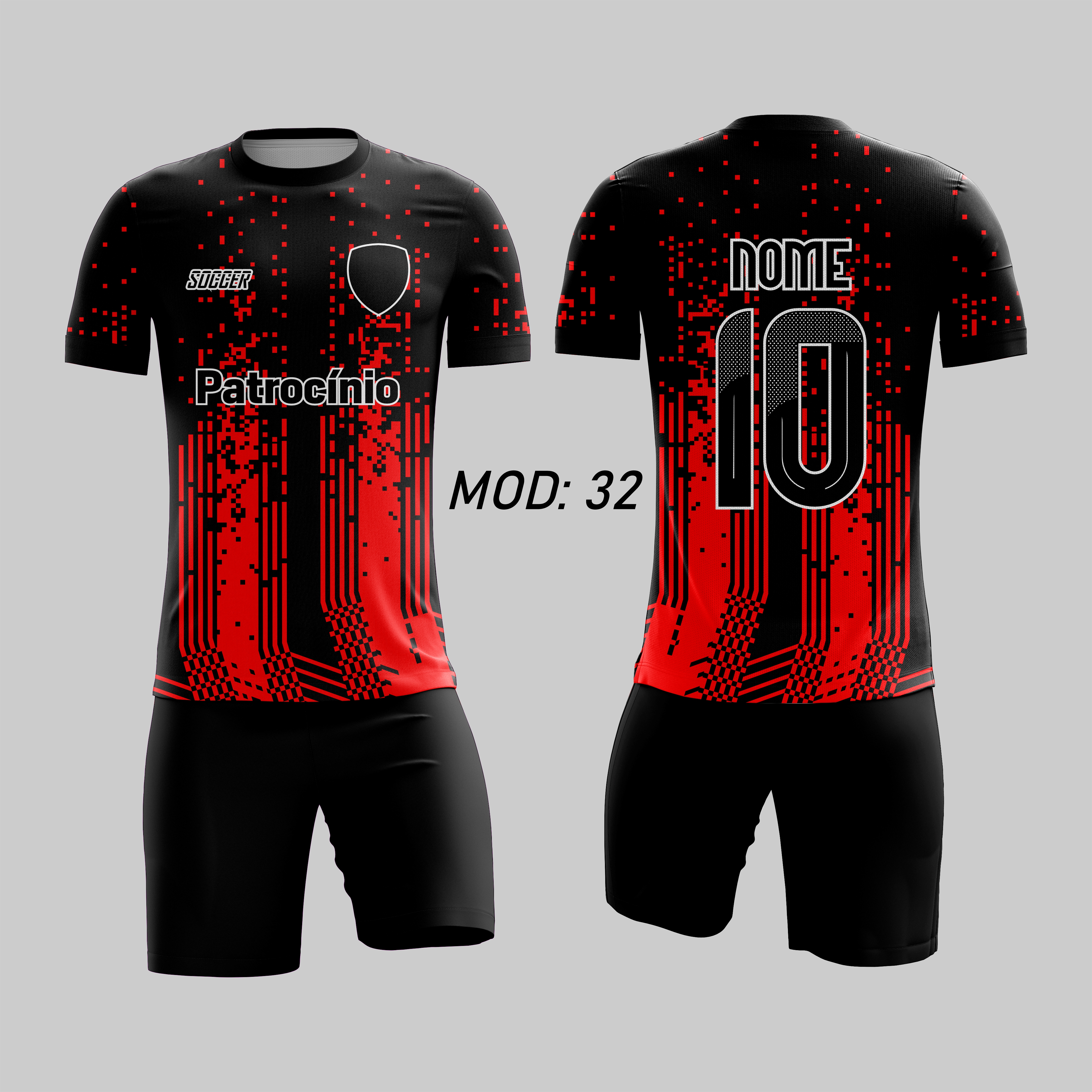 18 Uniformes De Futebol 100% Personalizados 