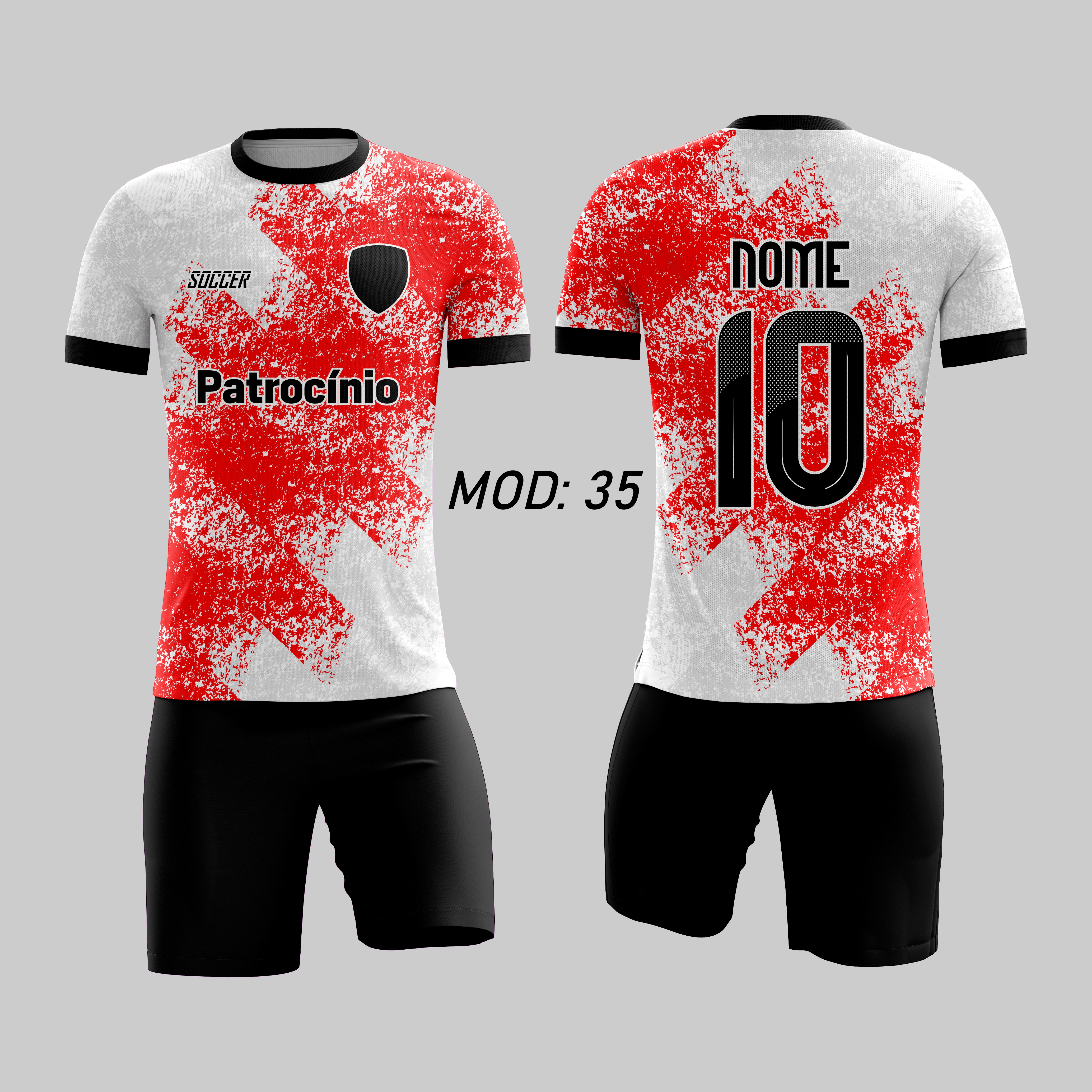 18 Uniformes De Futebol 100% Personalizados 