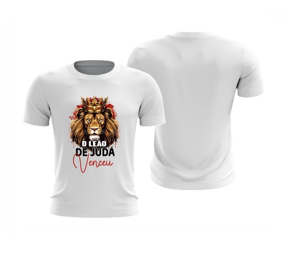 Camiseta O Leão de Juda Venceu