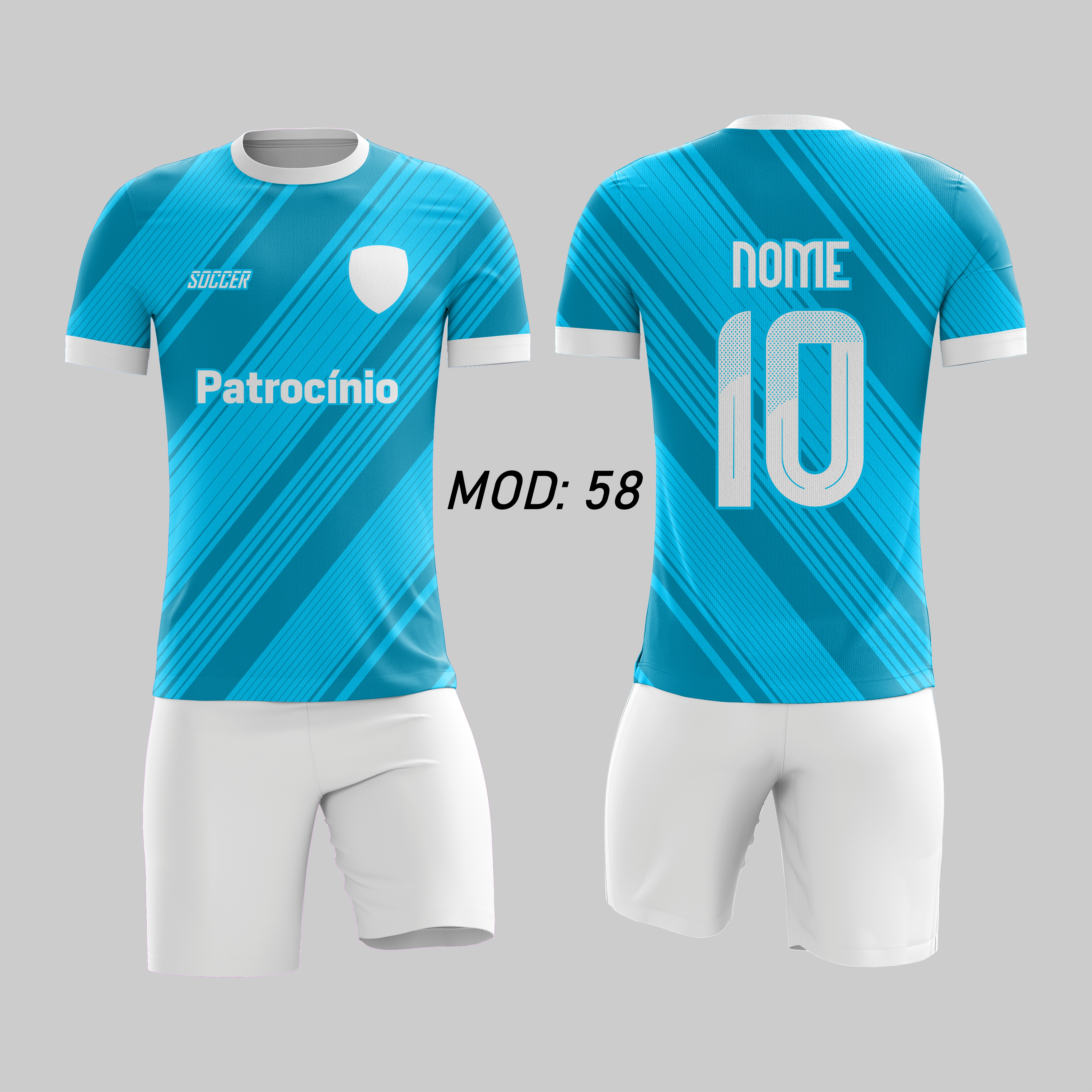 12 Uniformes De Futebol 100% Personalizados 