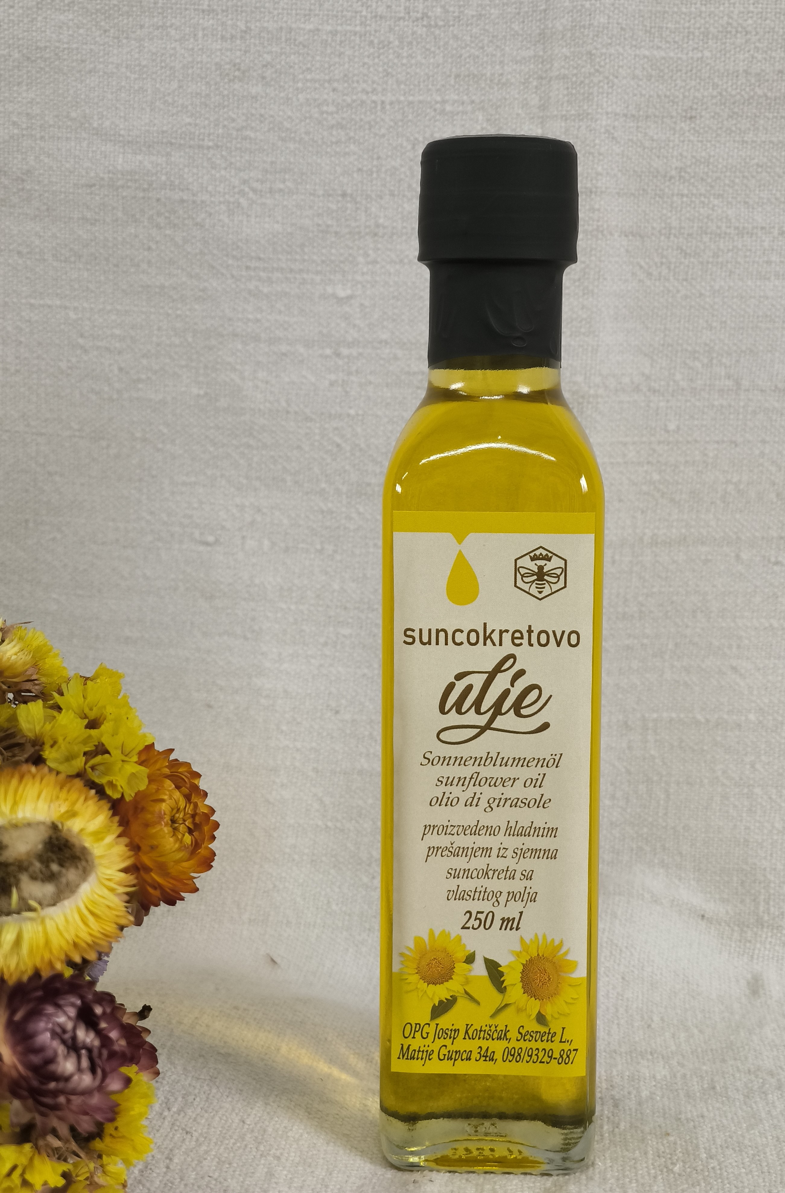 Suncokretovo ulje 250 ml.