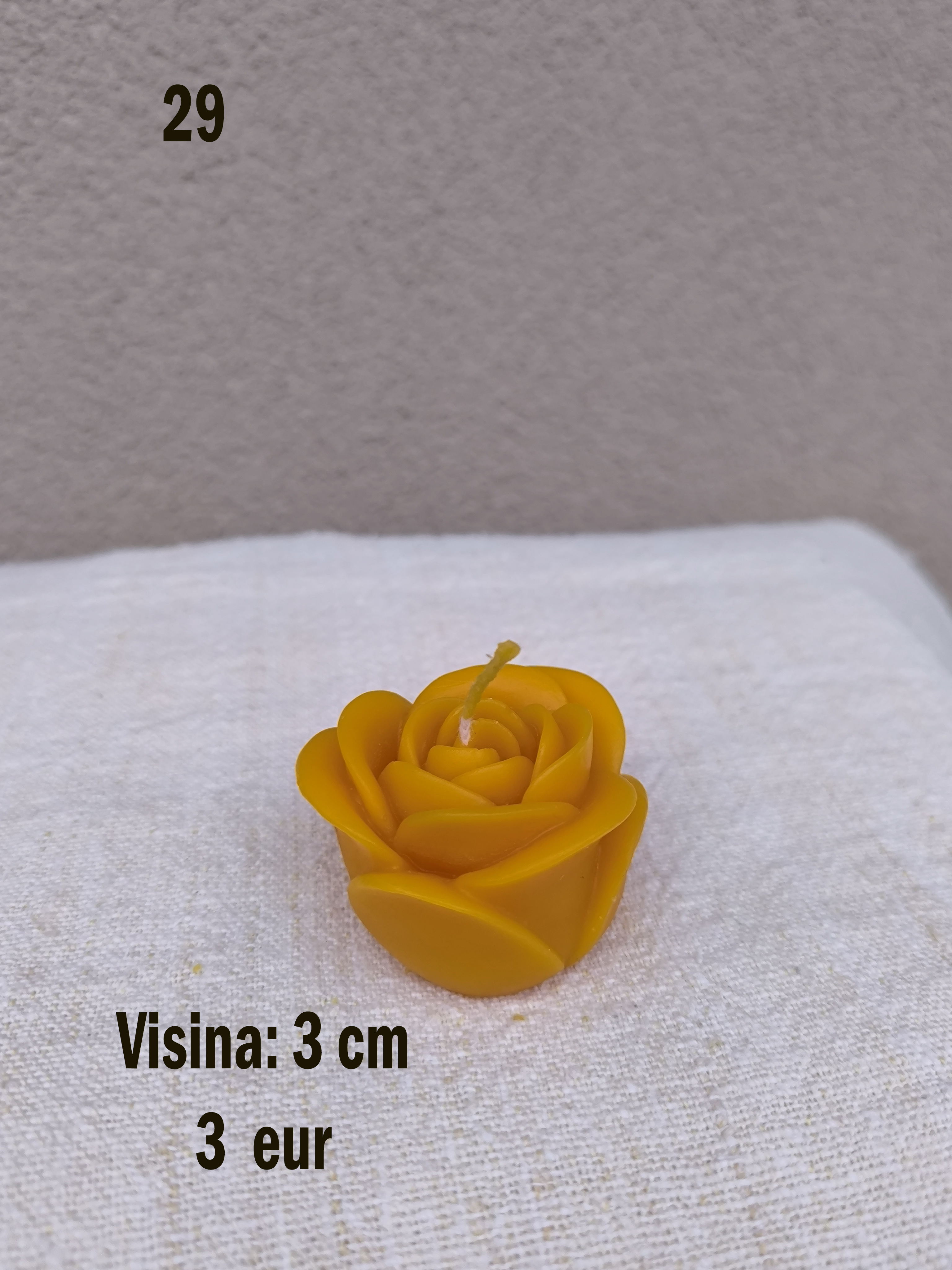 svijeća od voska br. 29