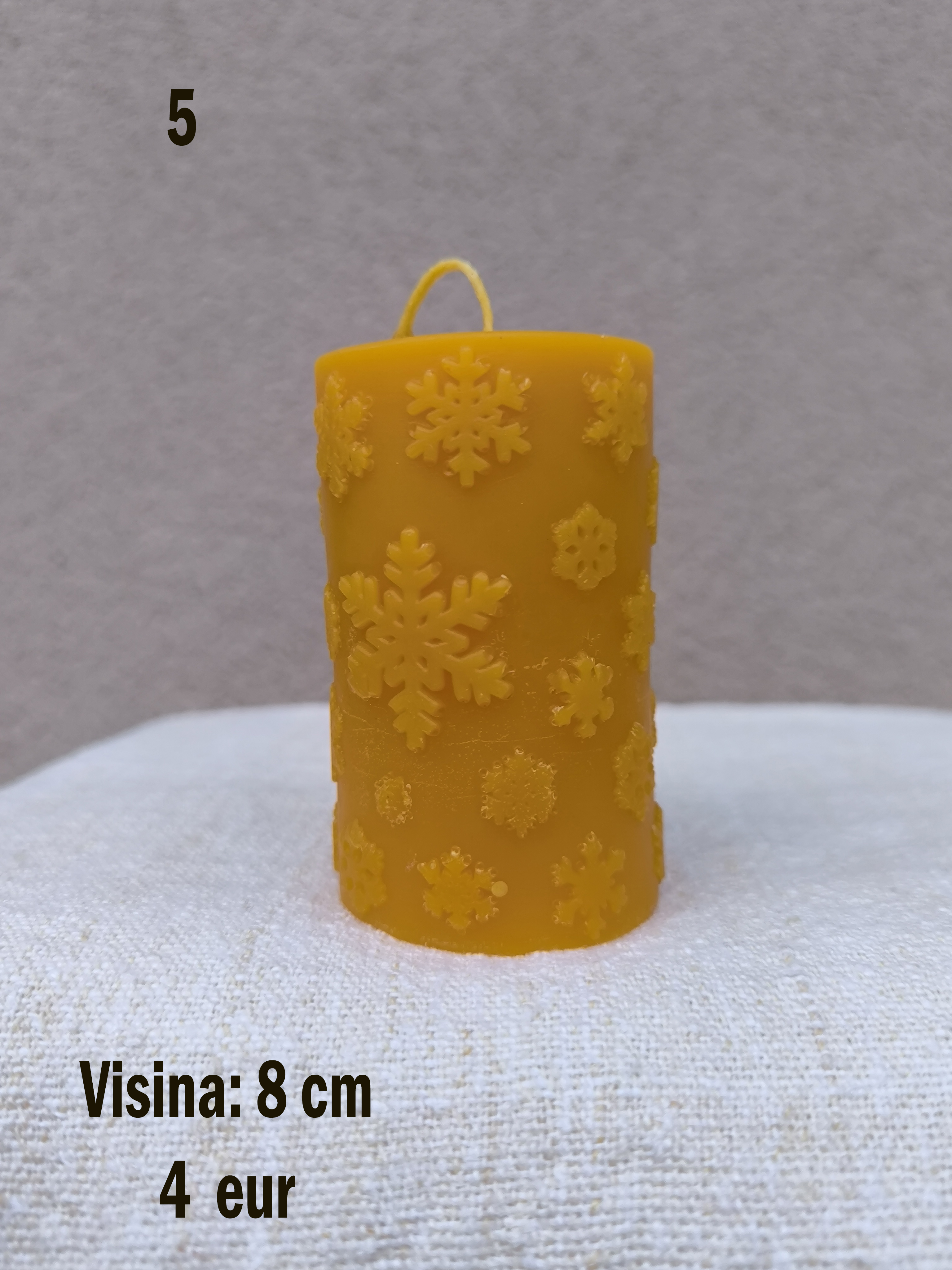 svijeća od voska br. 5