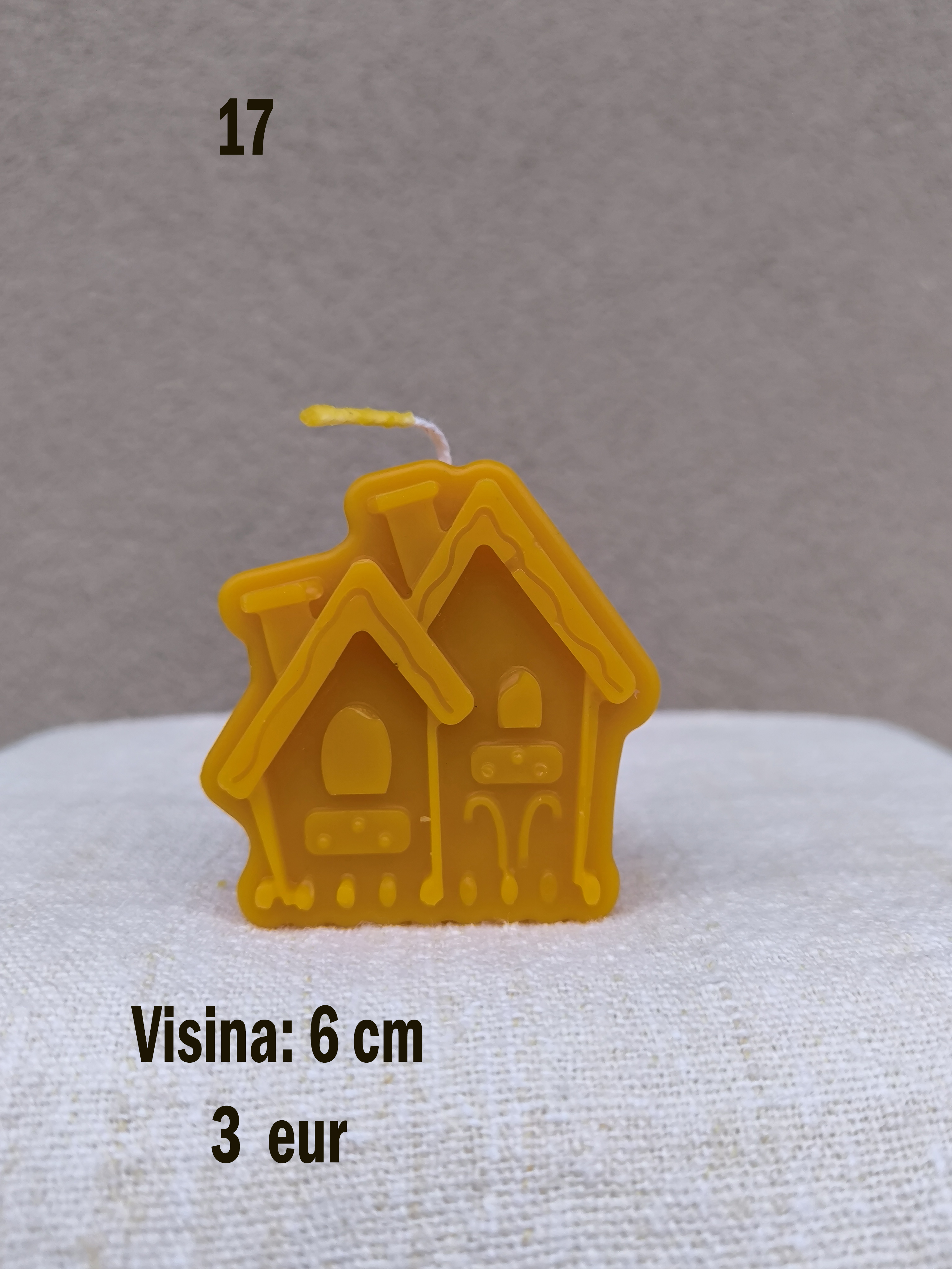 svijeća od voska br. 17