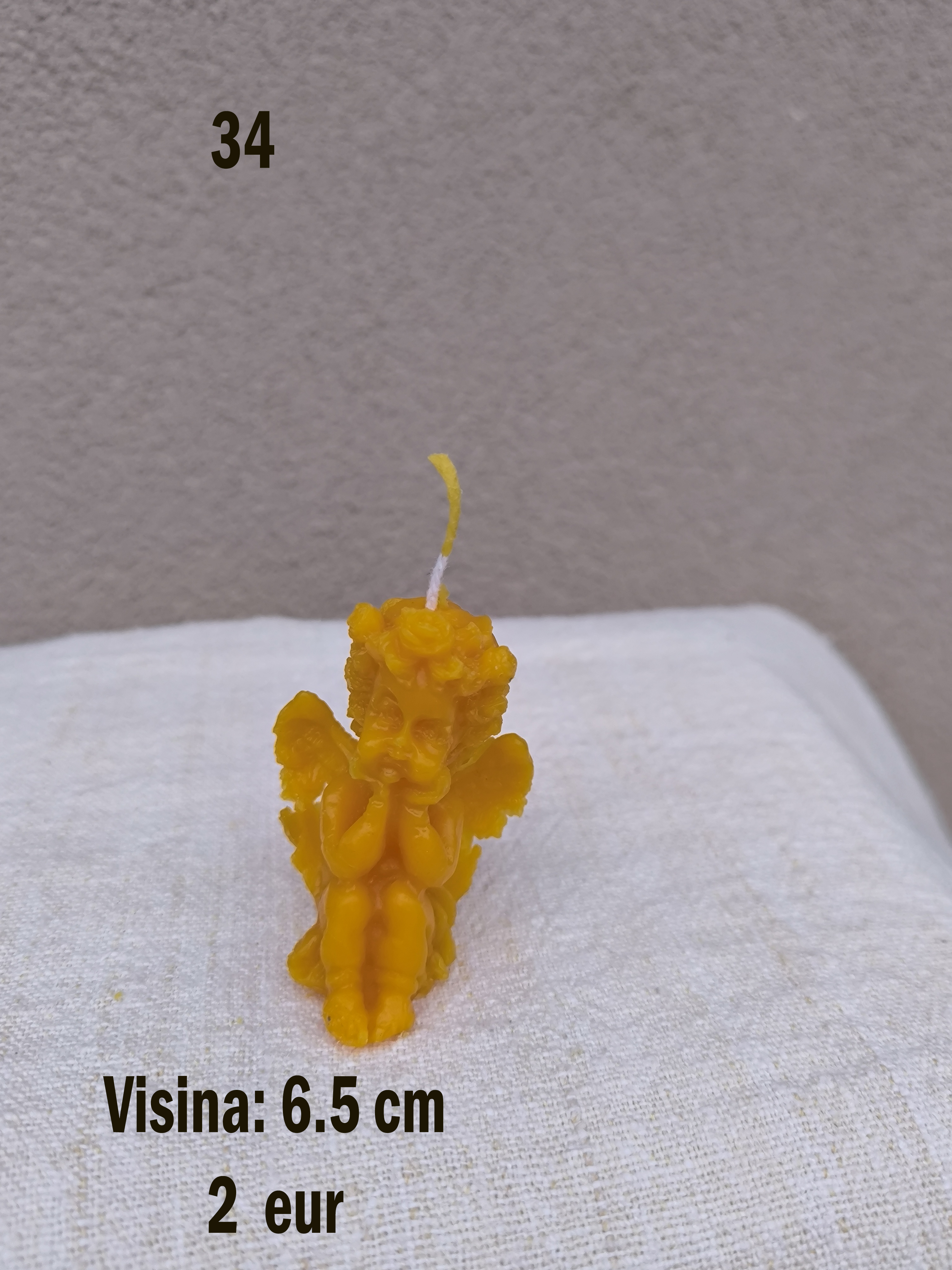 svijeća od voska br. 34