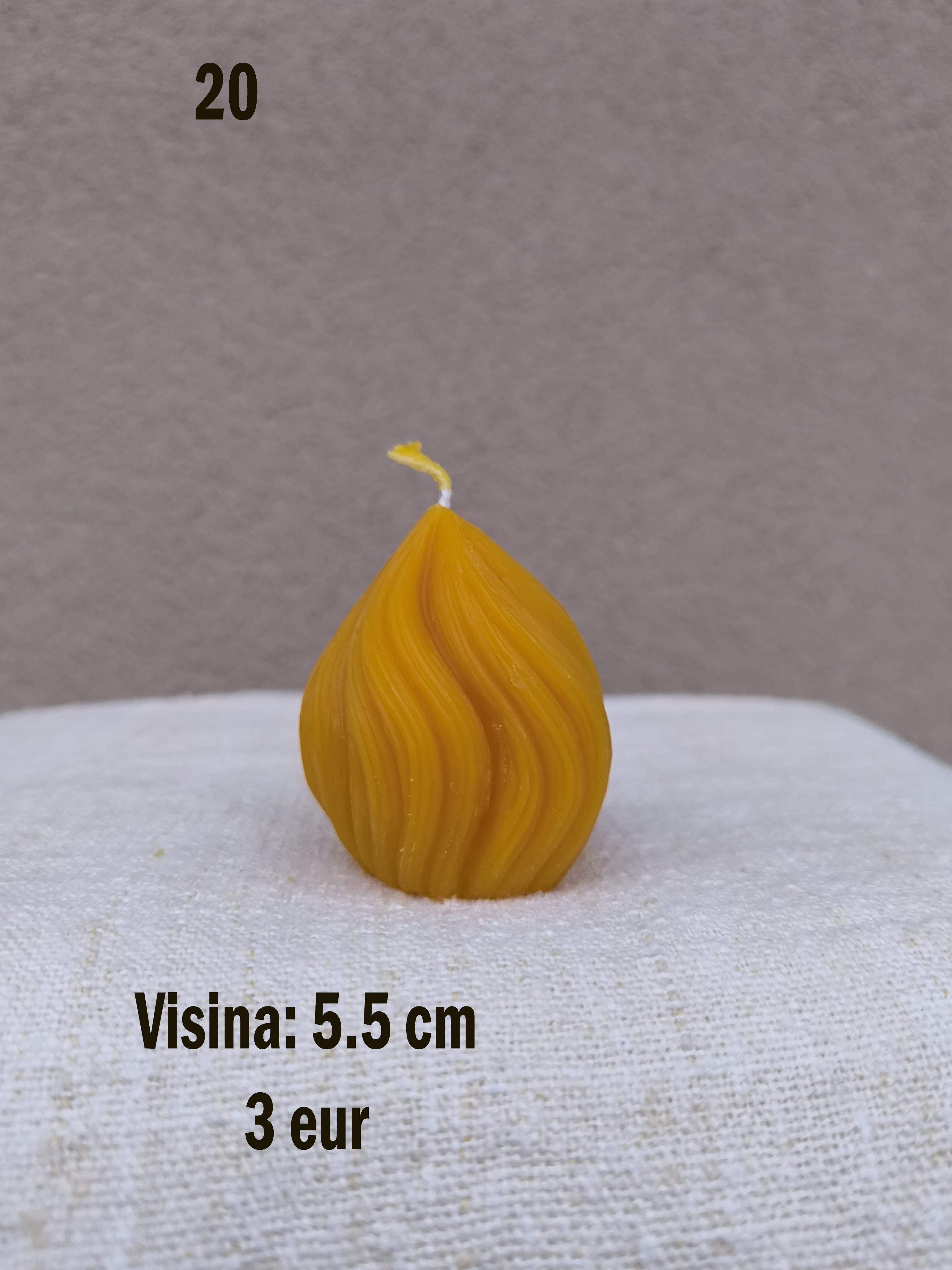 svijeća od voska br. 20