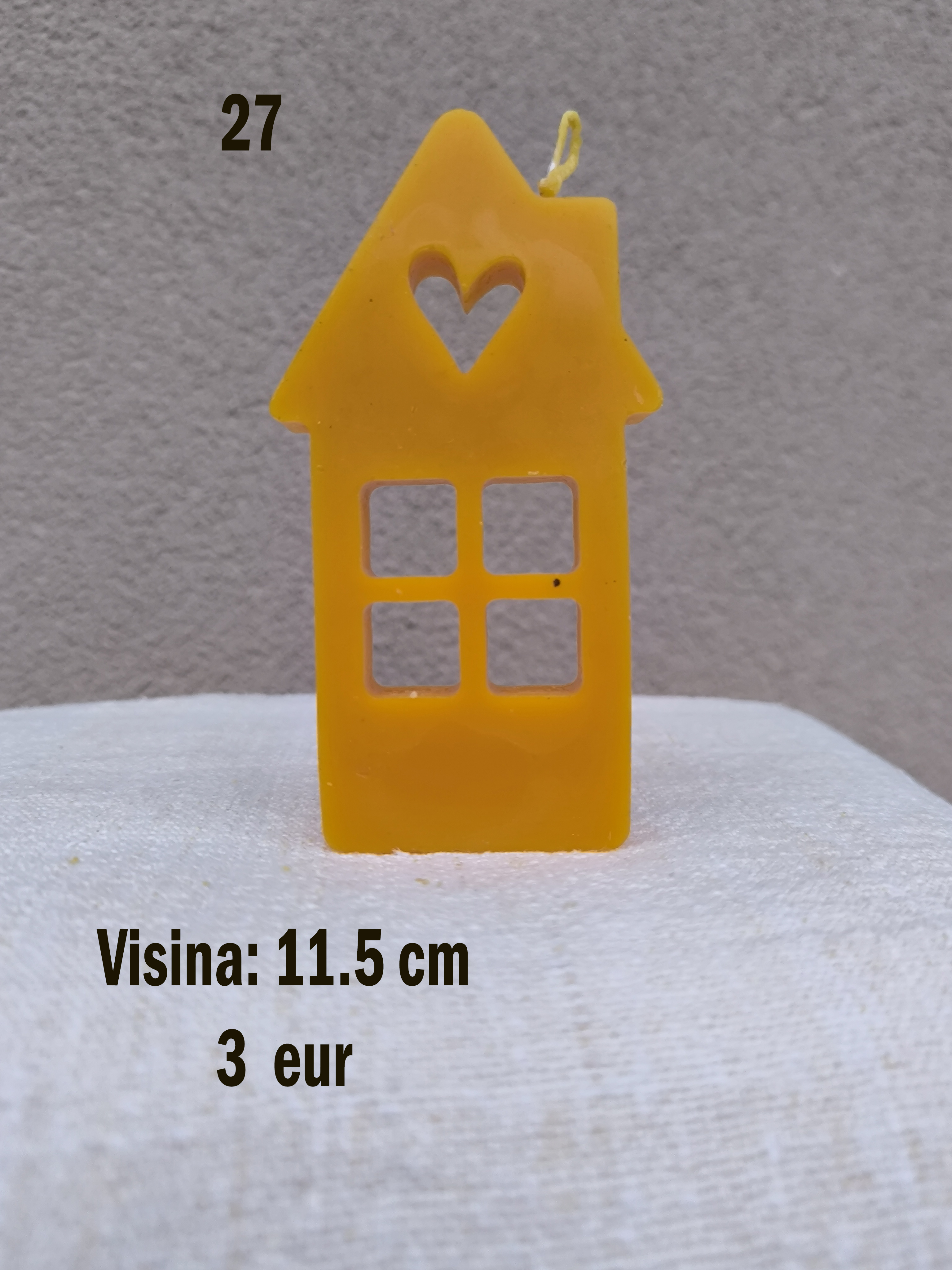 svijeća od voska br. 27