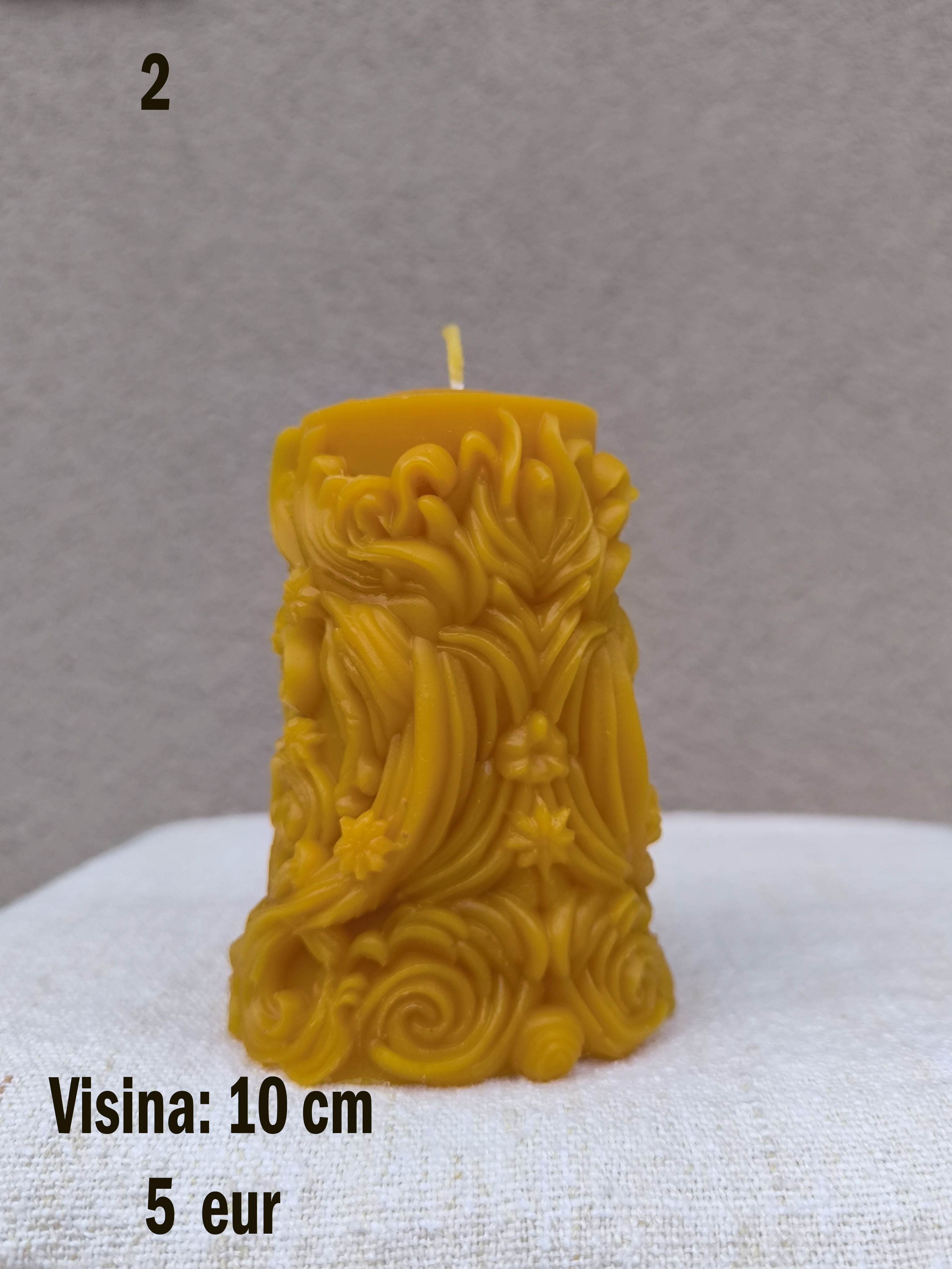 svijeća od voska br. 2