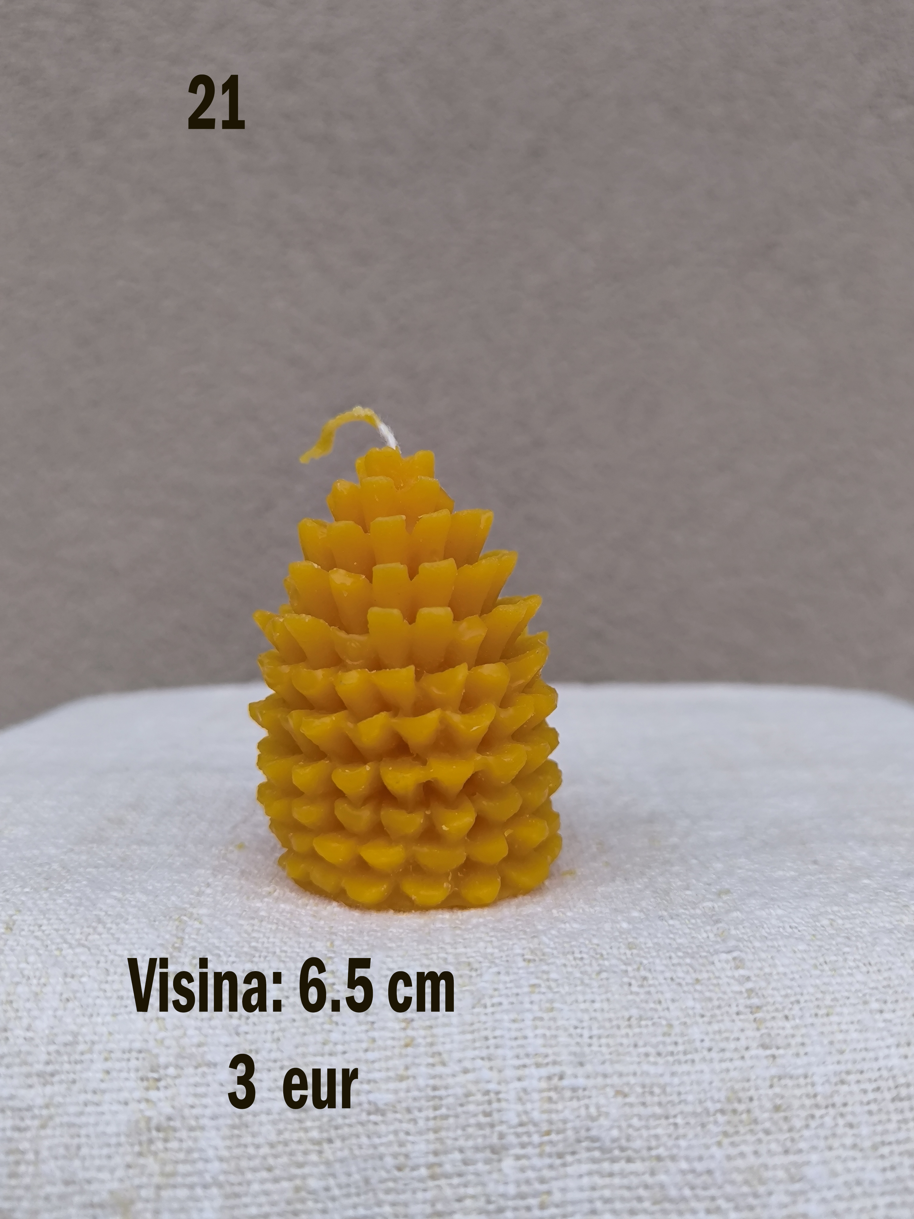 svijeća od voska br. 21
