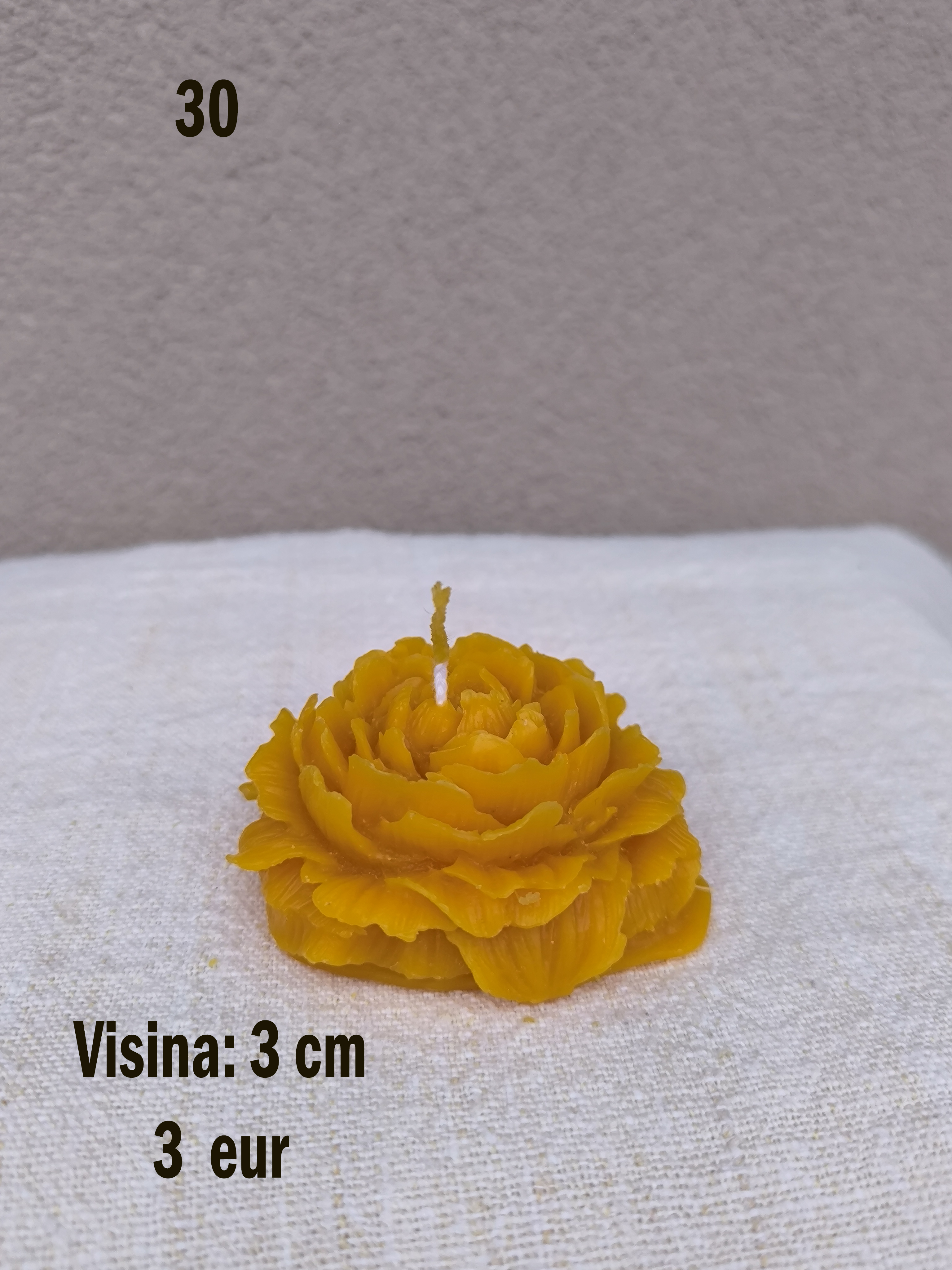 svijeća od voska br. 30