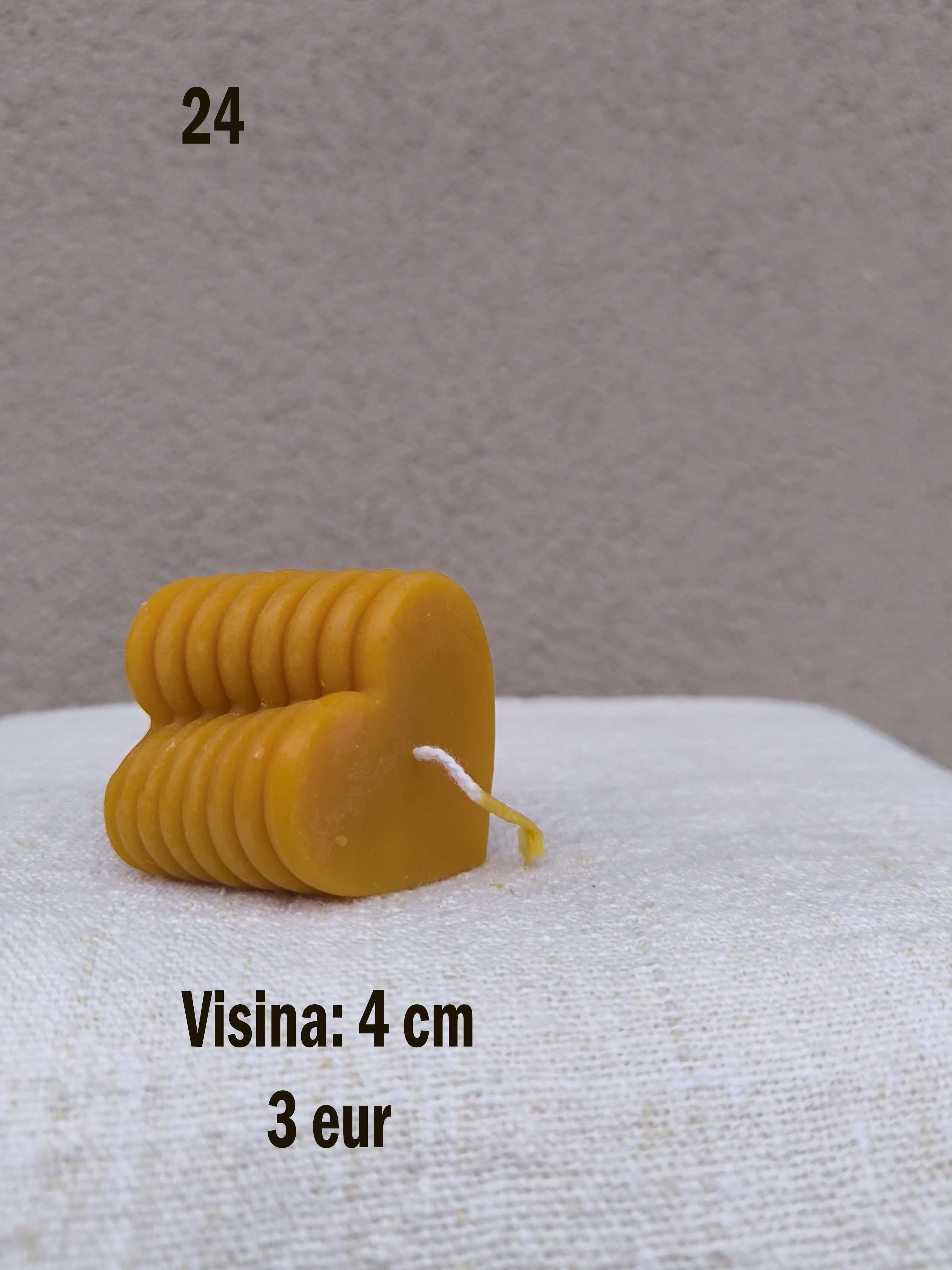 svijeća od voska br. 24