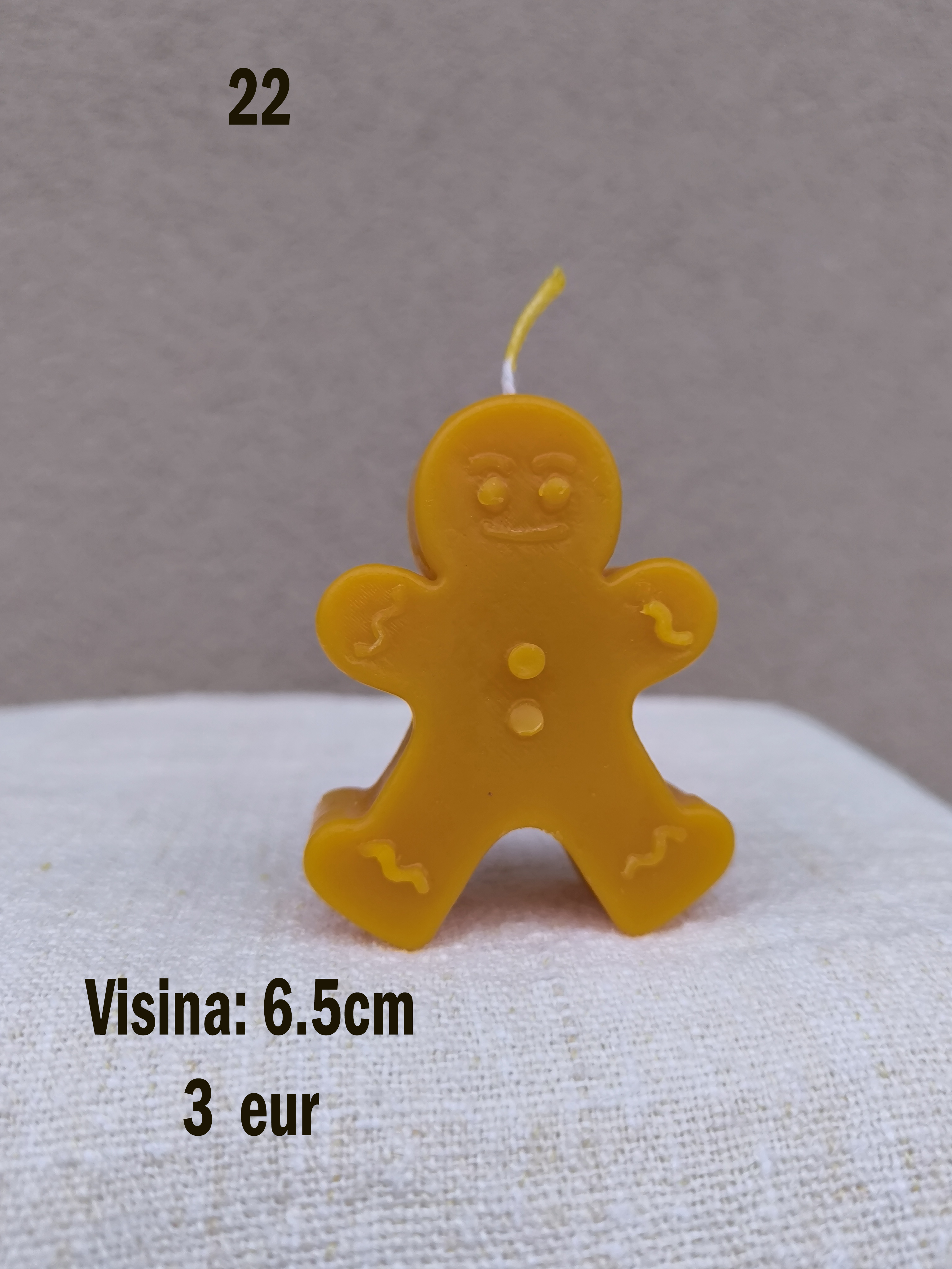 svijeća od voska br. 22