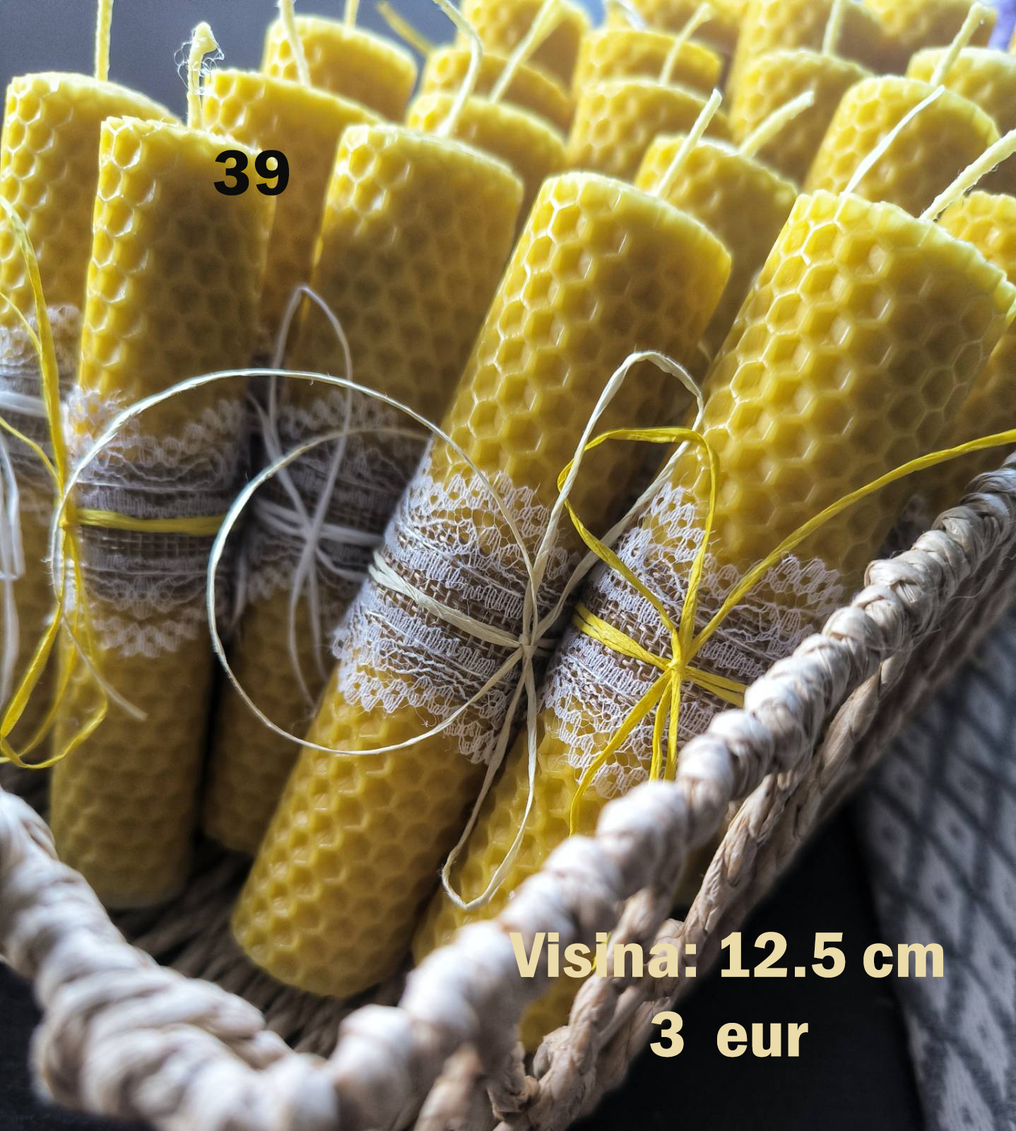 svijeća od voska br. 39