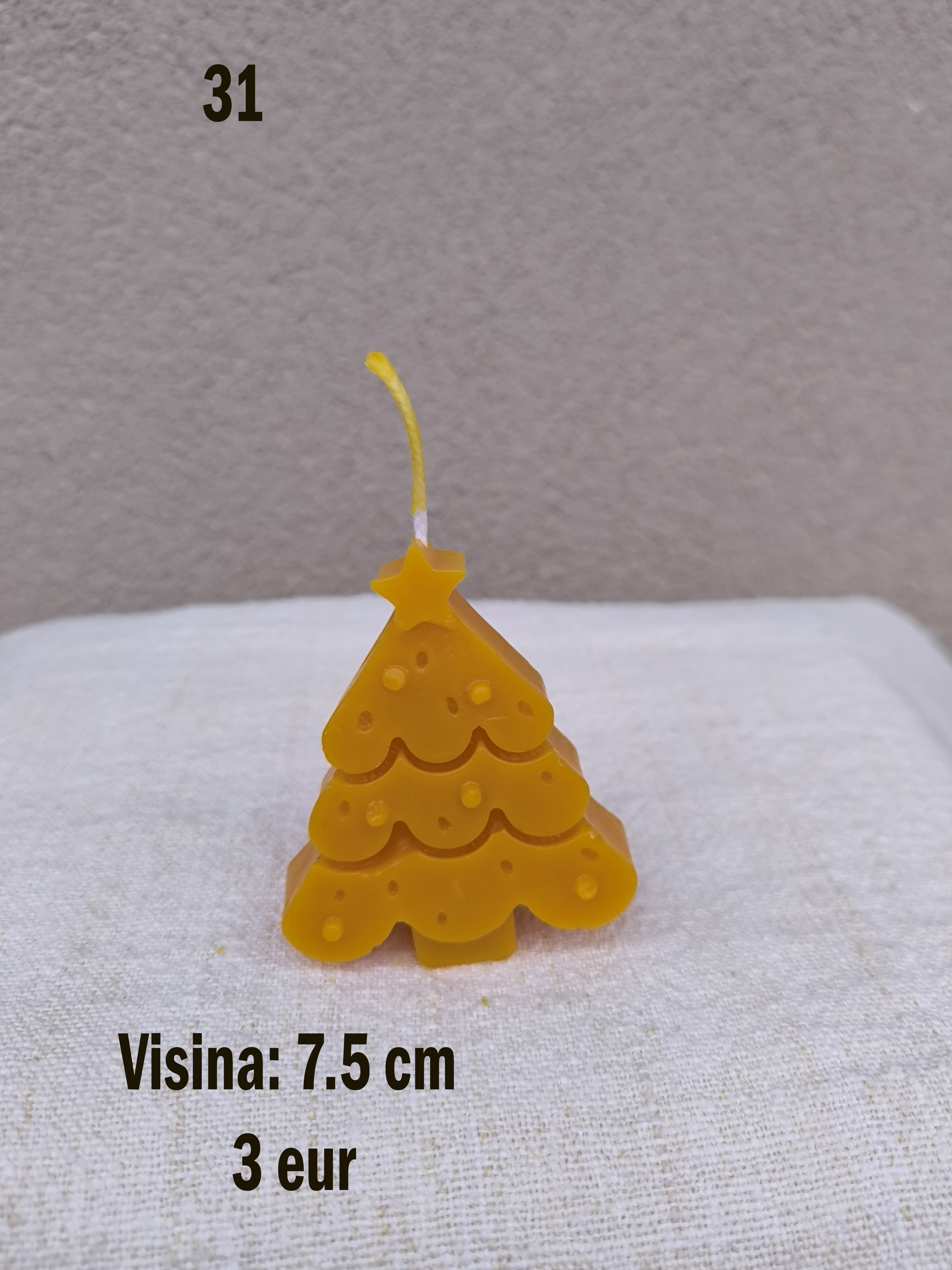 svijeća od voska br. 31