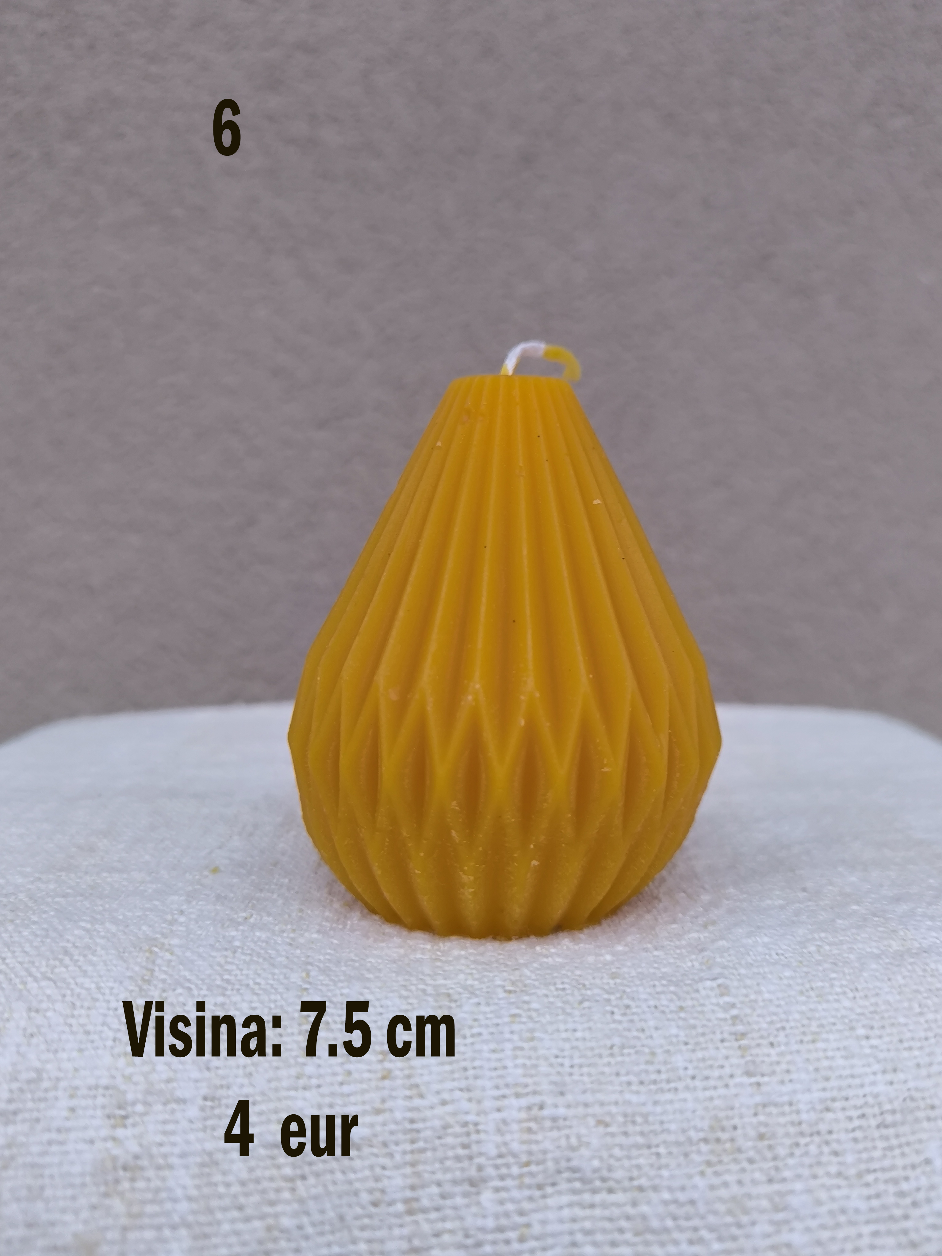 svijeća od voska br. 6