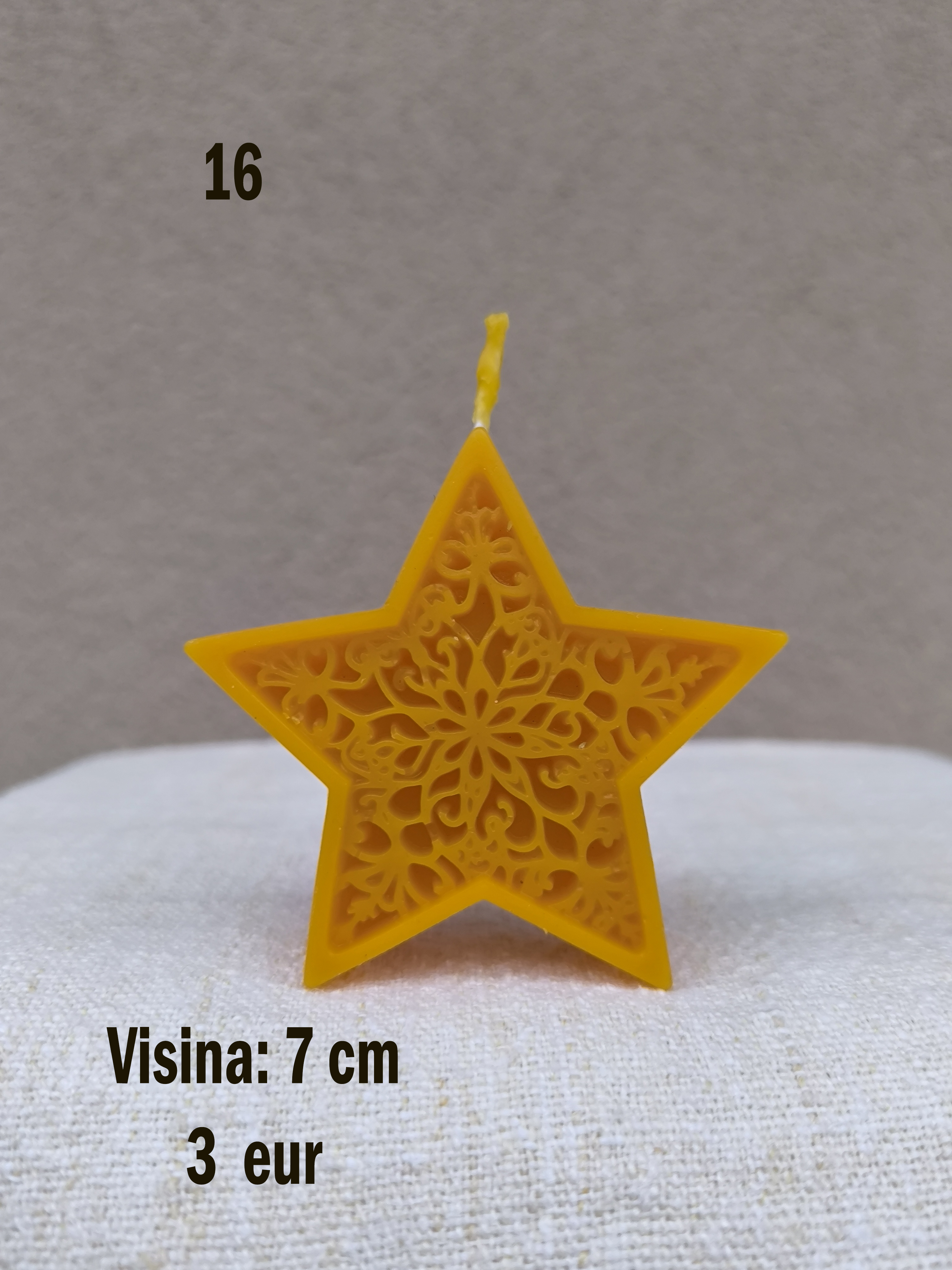 svijeća od voska br. 16