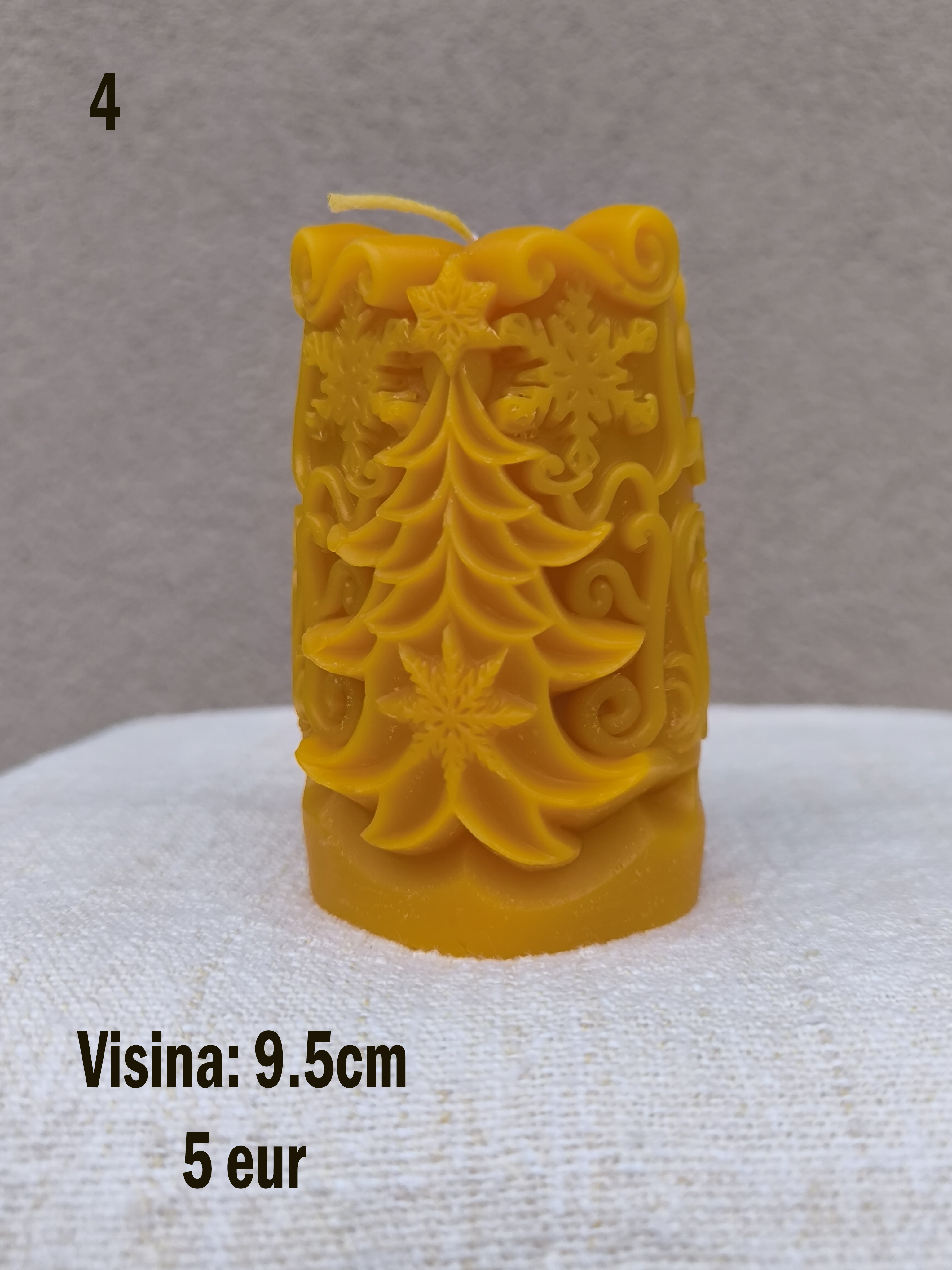 svijeća od voska br. 4