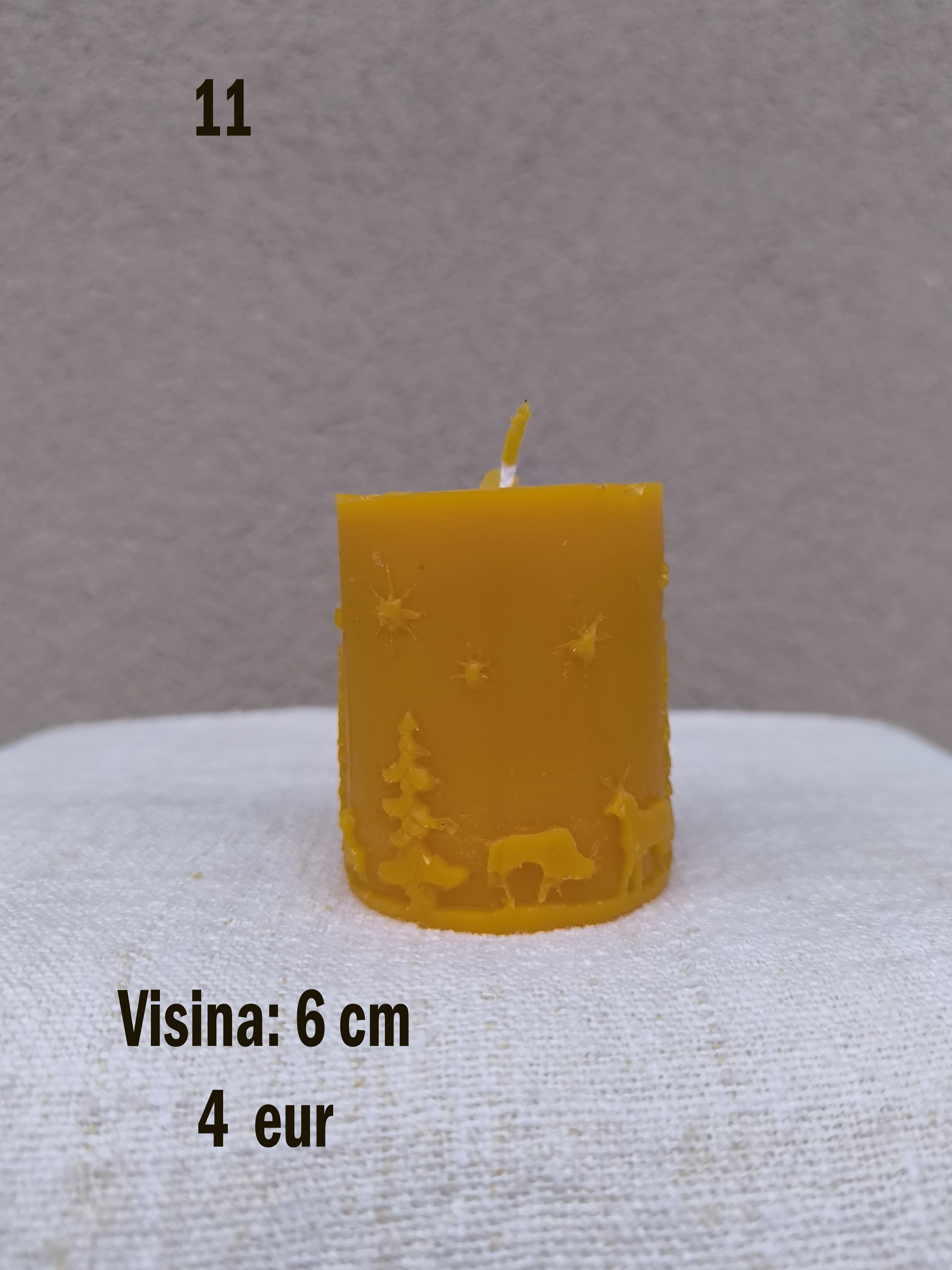 svijeća od voska br. 11