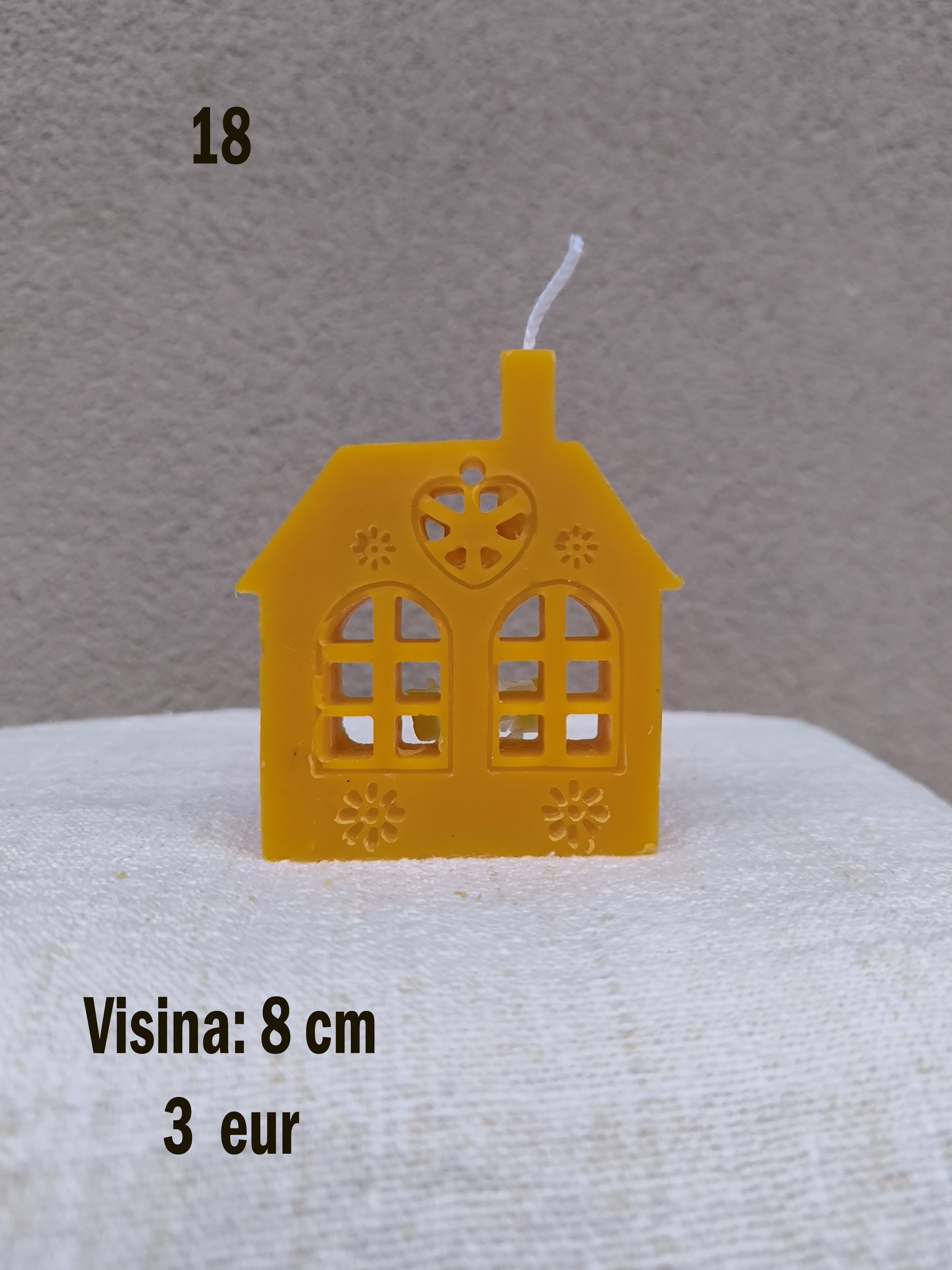 svijeća od voska br. 18