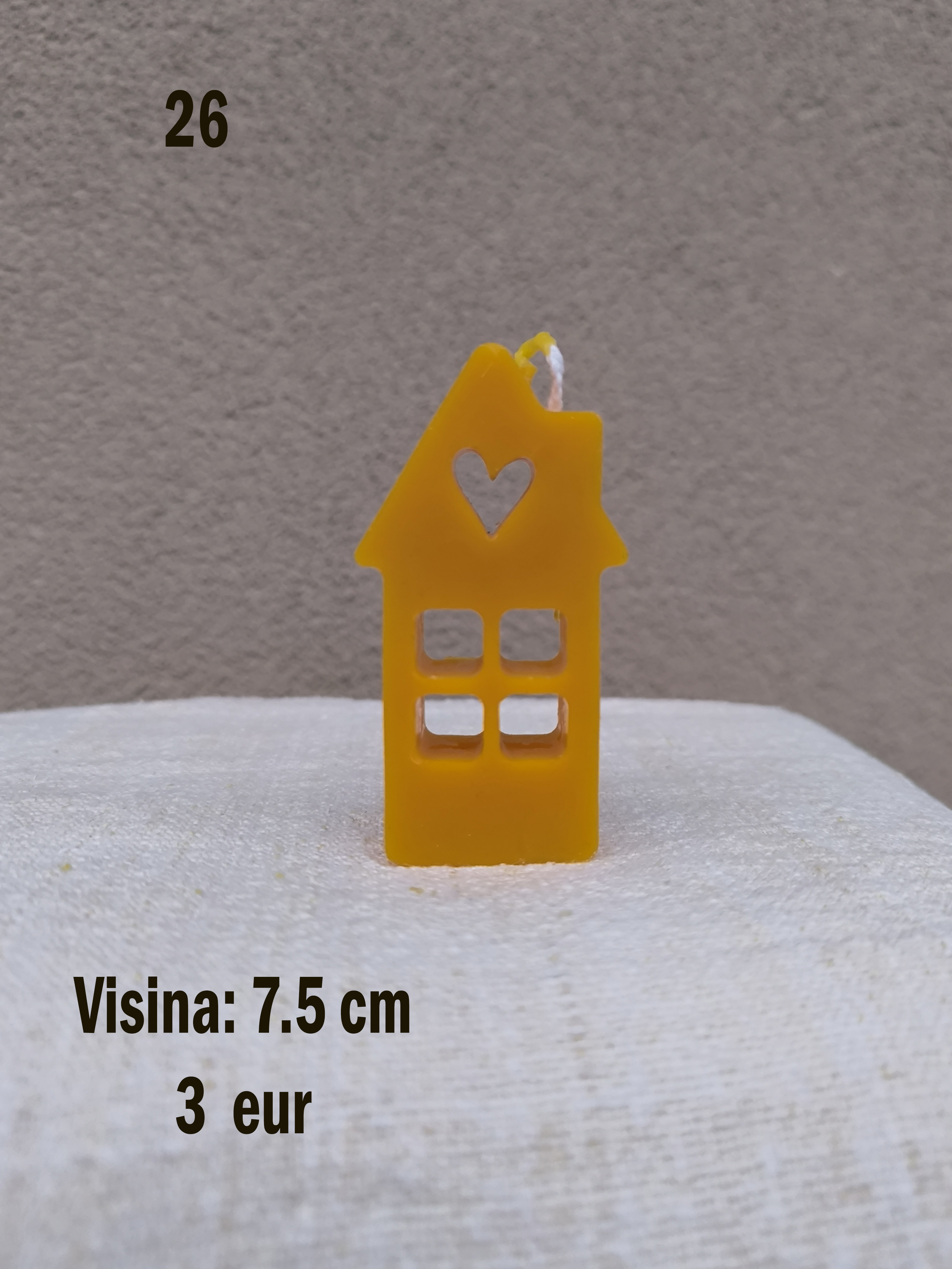 svijeća od voska br. 26