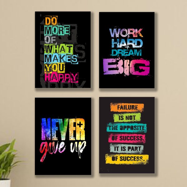 Motivational Wall Art Set