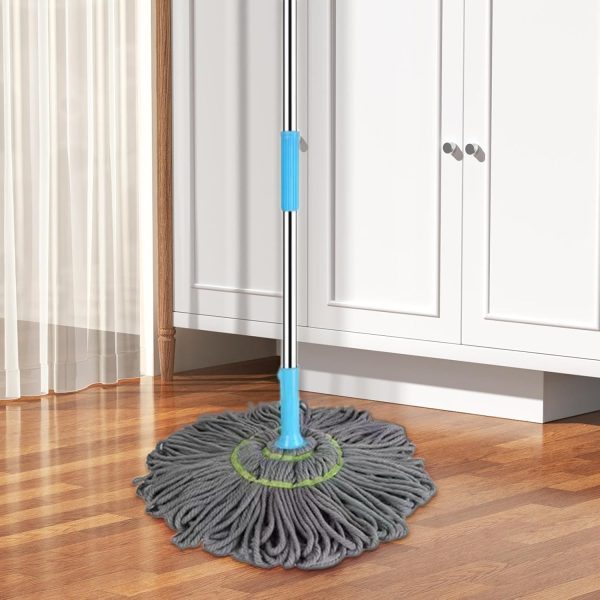 Extendable Twist Mop Fine Fiber Floor Mop