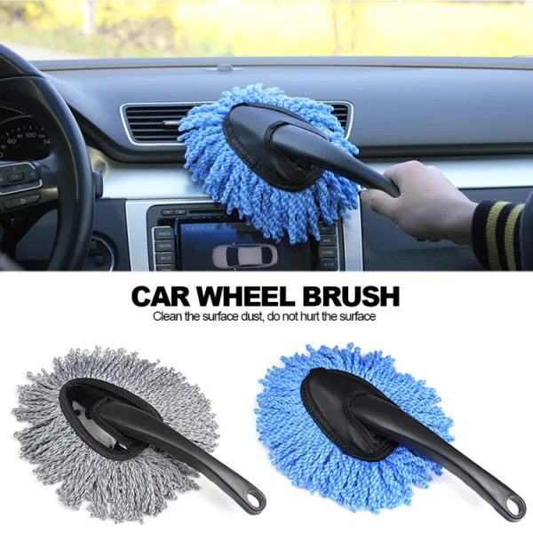 Microfiber Car Wash Brush & Dust Mop for Auto Collectors