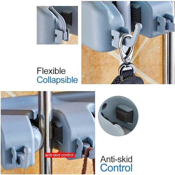 Mop And Broom Holder Wall Mount