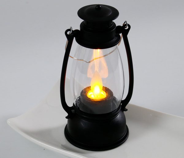 Lantern Style Table Lamp, Led Vintage