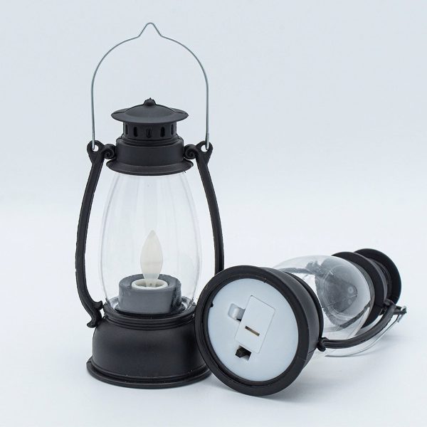 Lantern Style Table Lamp, Led Vintage