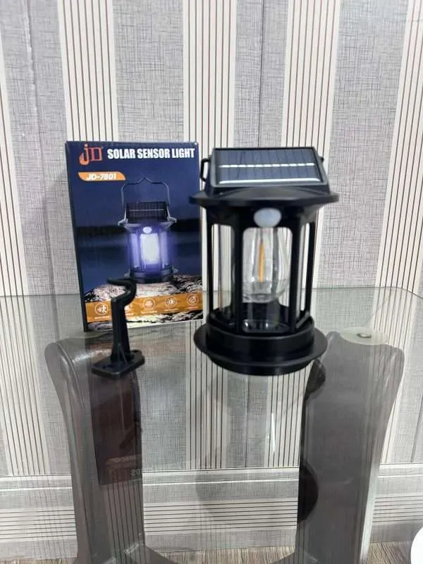 Jd 7801 Solar Lantern With Usb Charging Port