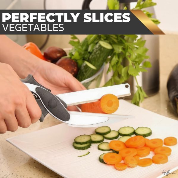 2 In 1 Clever Cutter Kitchen Scissors